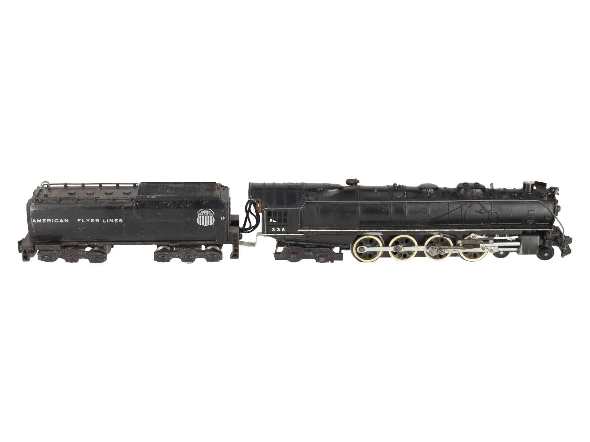 American Flyer 336 S Union Pacific Northern 4-8-4 Steam Locomotive & Tender VG