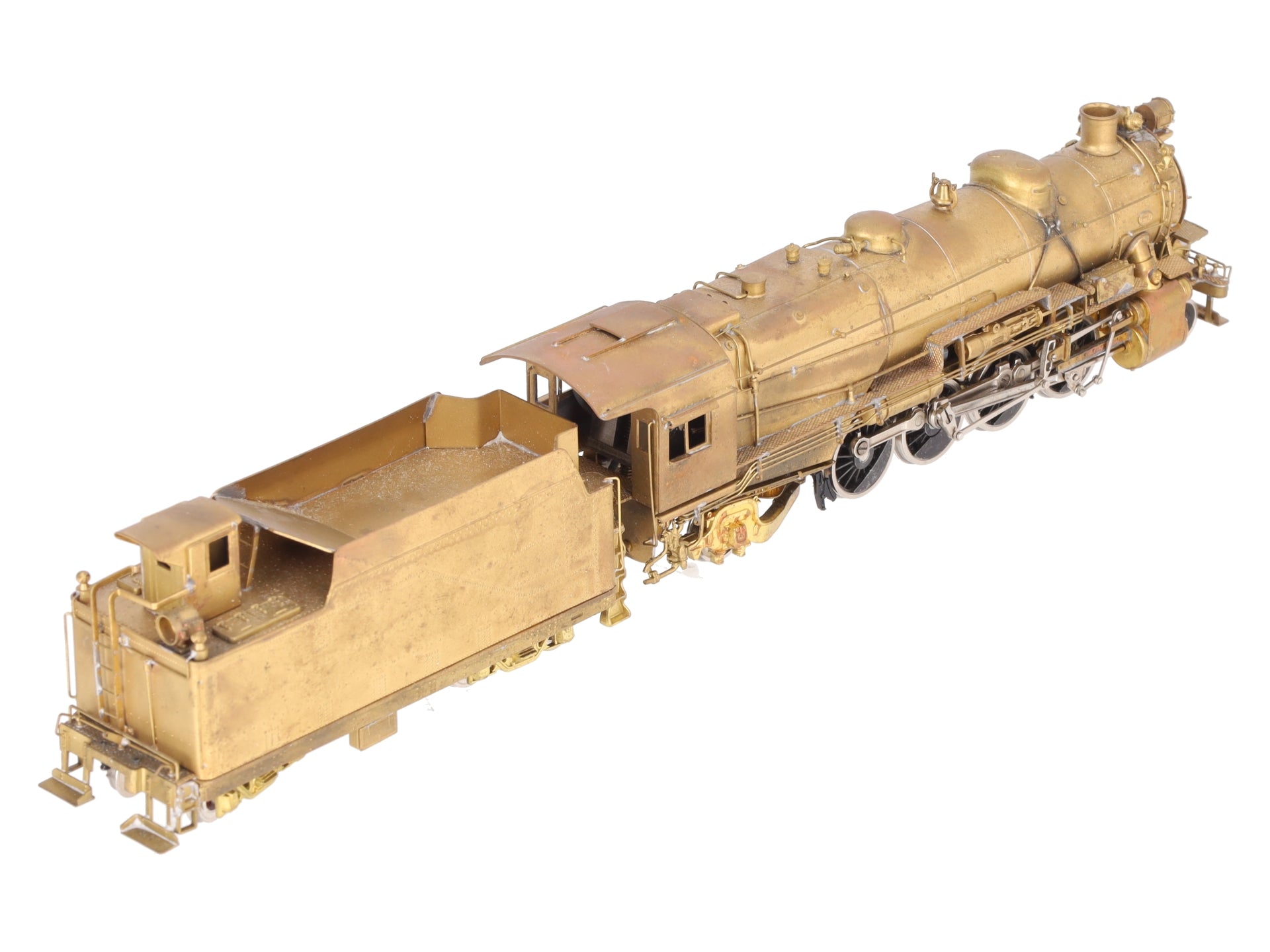 United Scale Models Brass HO Pennsylvania Railroad L-1 2-8-2 Locomotive & Tender VG/Box