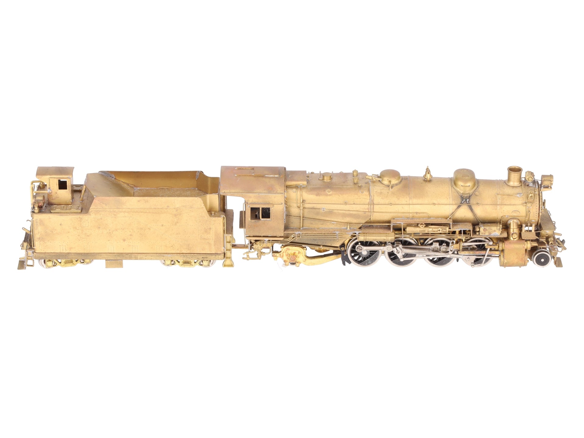 United Scale Models Brass HO Pennsylvania Railroad L-1 2-8-2 Locomotive & Tender VG/Box