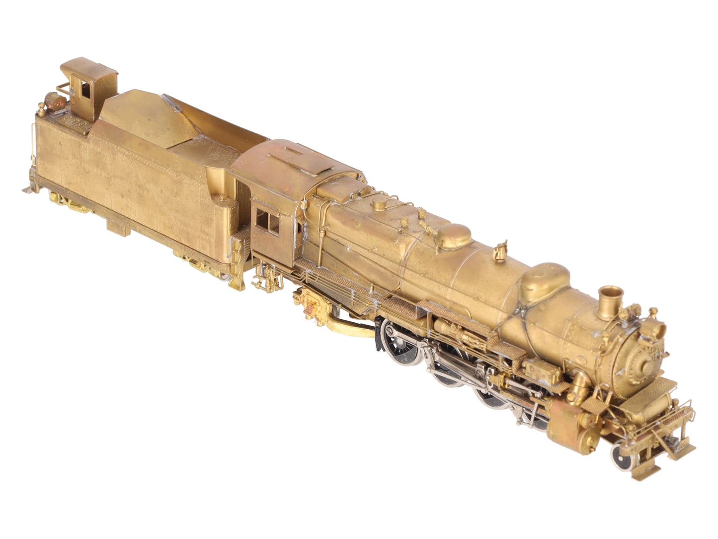 United Scale Models Brass HO Pennsylvania Railroad L-1 2-8-2 Locomotive & Tender VG/Box