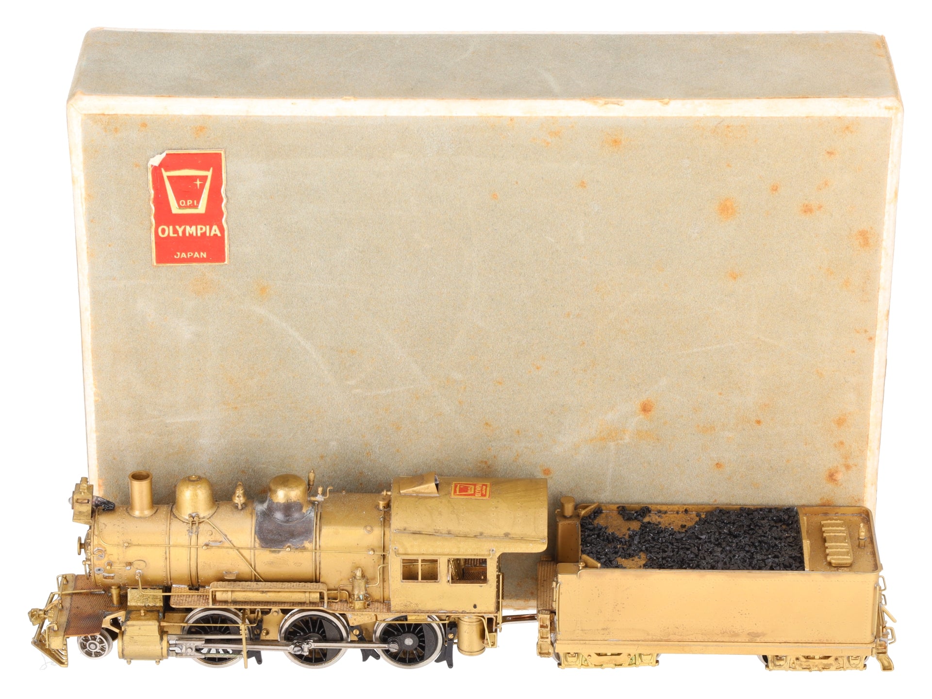 Olympia GN-116 BRASS HO Scale PRR Class F3 2-6-0 Steam Loco & Tender EX/Box