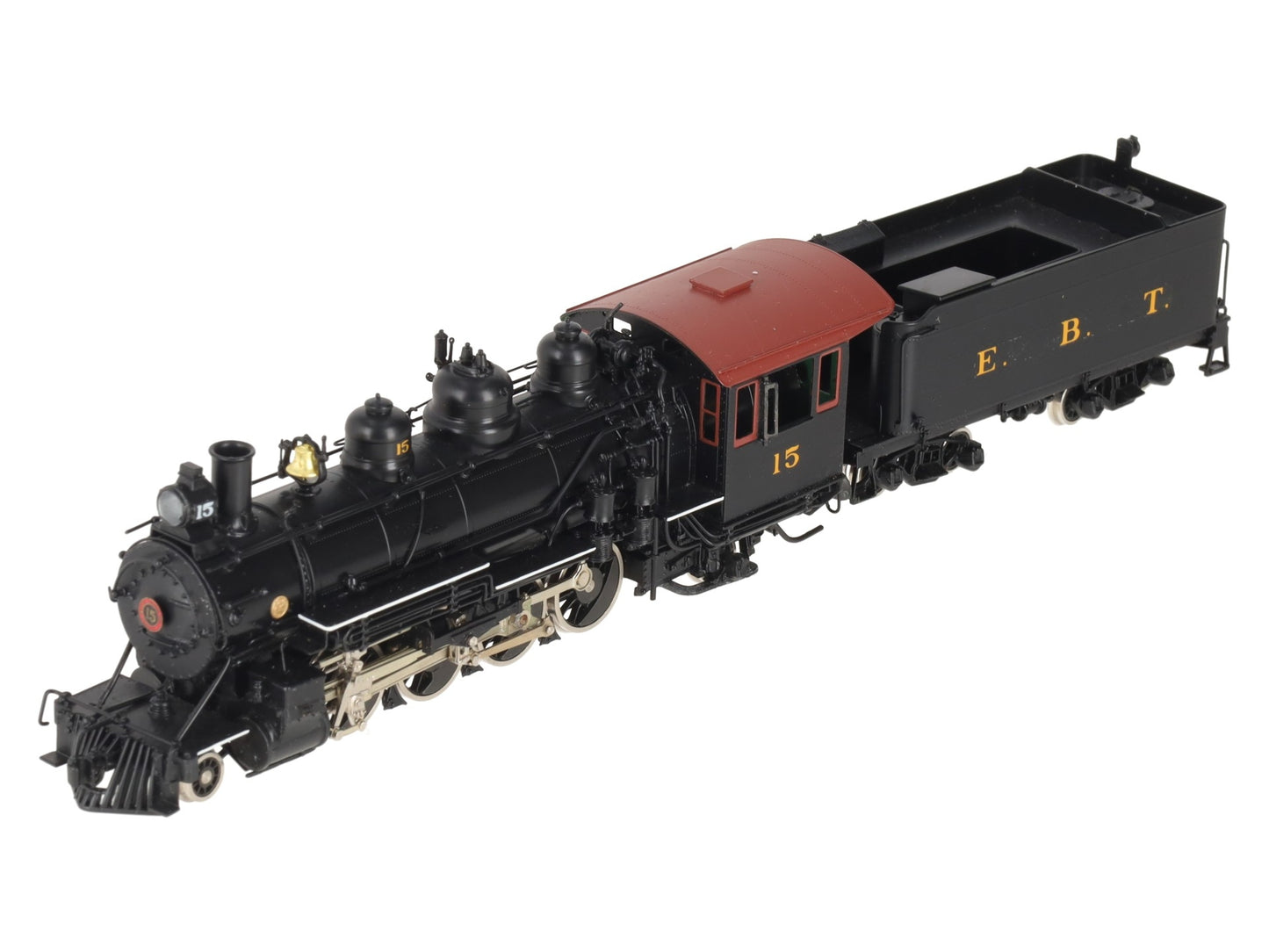 Hallmark Models 15 HOn3 Brass East Broad Top 2-8-2 Steam Loco & Tender EX/Box