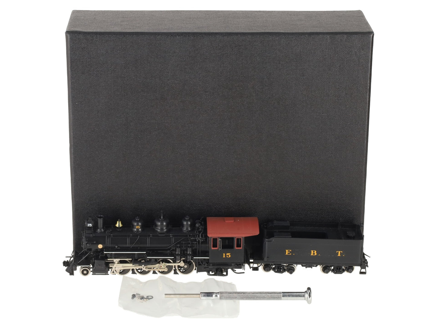 Hallmark Models 15 HOn3 Brass East Broad Top 2-8-2 Steam Loco & Tender EX/Box