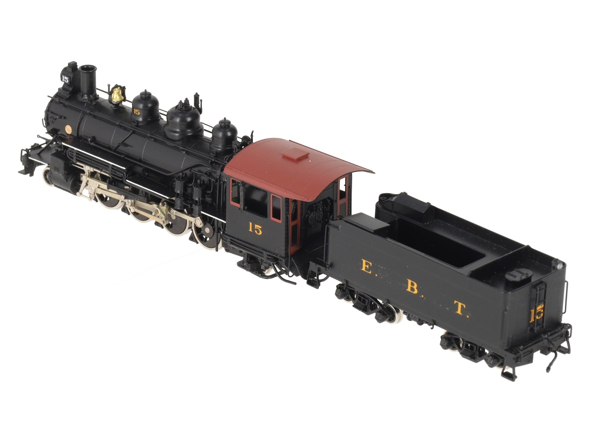 Hallmark Models 15 HOn3 Brass East Broad Top 2-8-2 Steam Loco & Tender EX/Box