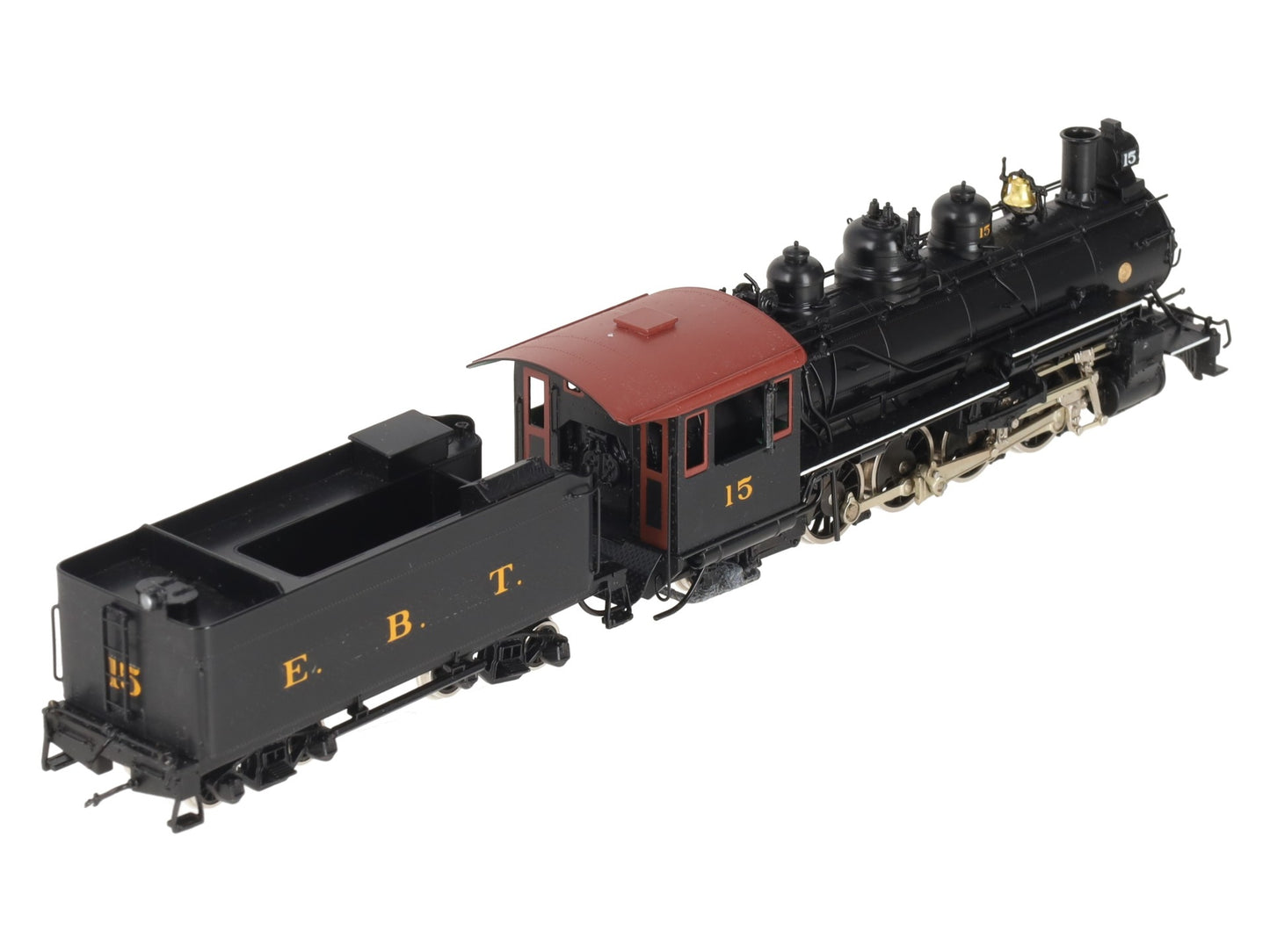 Hallmark Models 15 HOn3 Brass East Broad Top 2-8-2 Steam Loco & Tender EX/Box