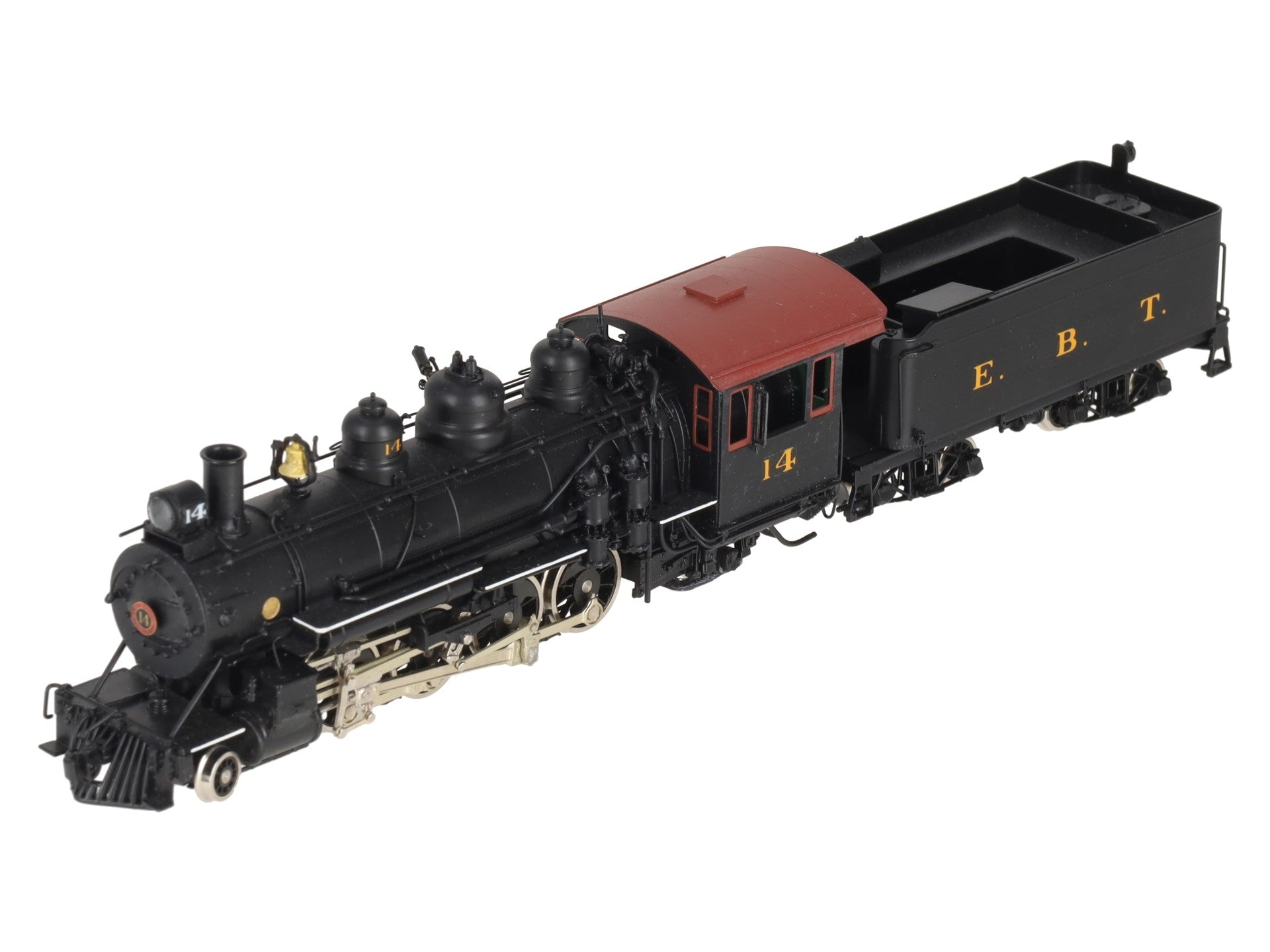 Hallmark Models 14 HOn3 BRASS East Broad Top 2-8-2 Steam Engine & Tender -F/P EX/Box