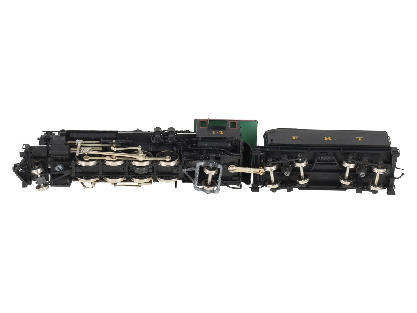 Hallmark Models 14 HOn3 BRASS East Broad Top 2-8-2 Steam Engine & Tender -F/P EX/Box