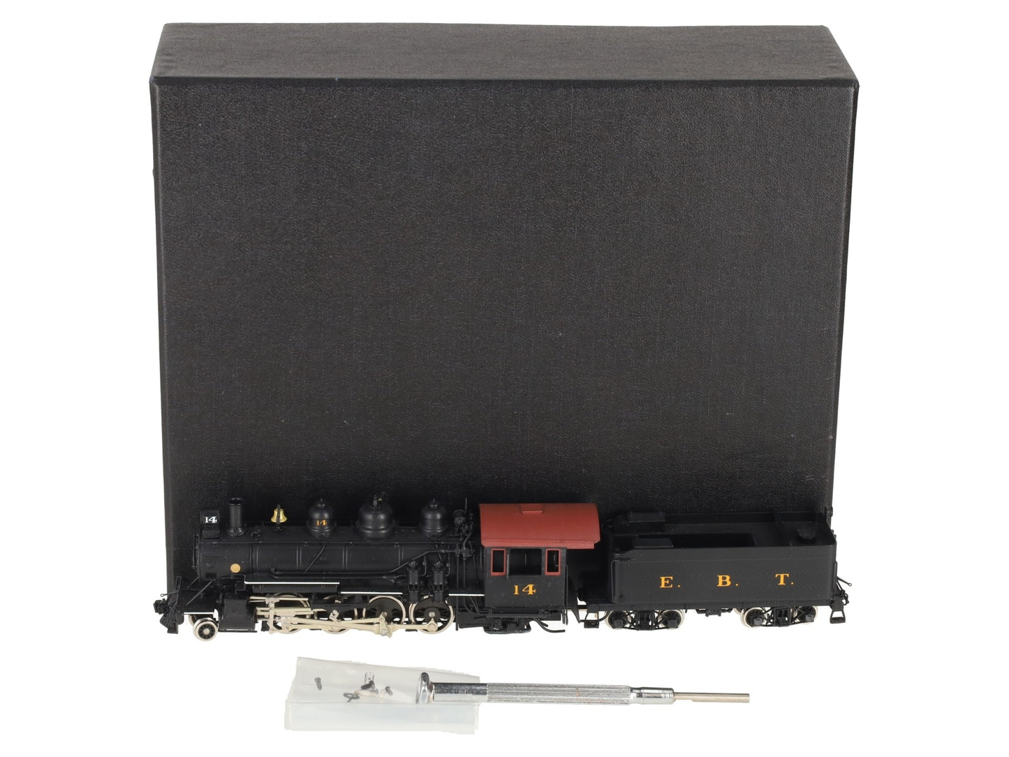 Hallmark Models 14 HOn3 BRASS East Broad Top 2-8-2 Steam Engine & Tender -F/P EX/Box