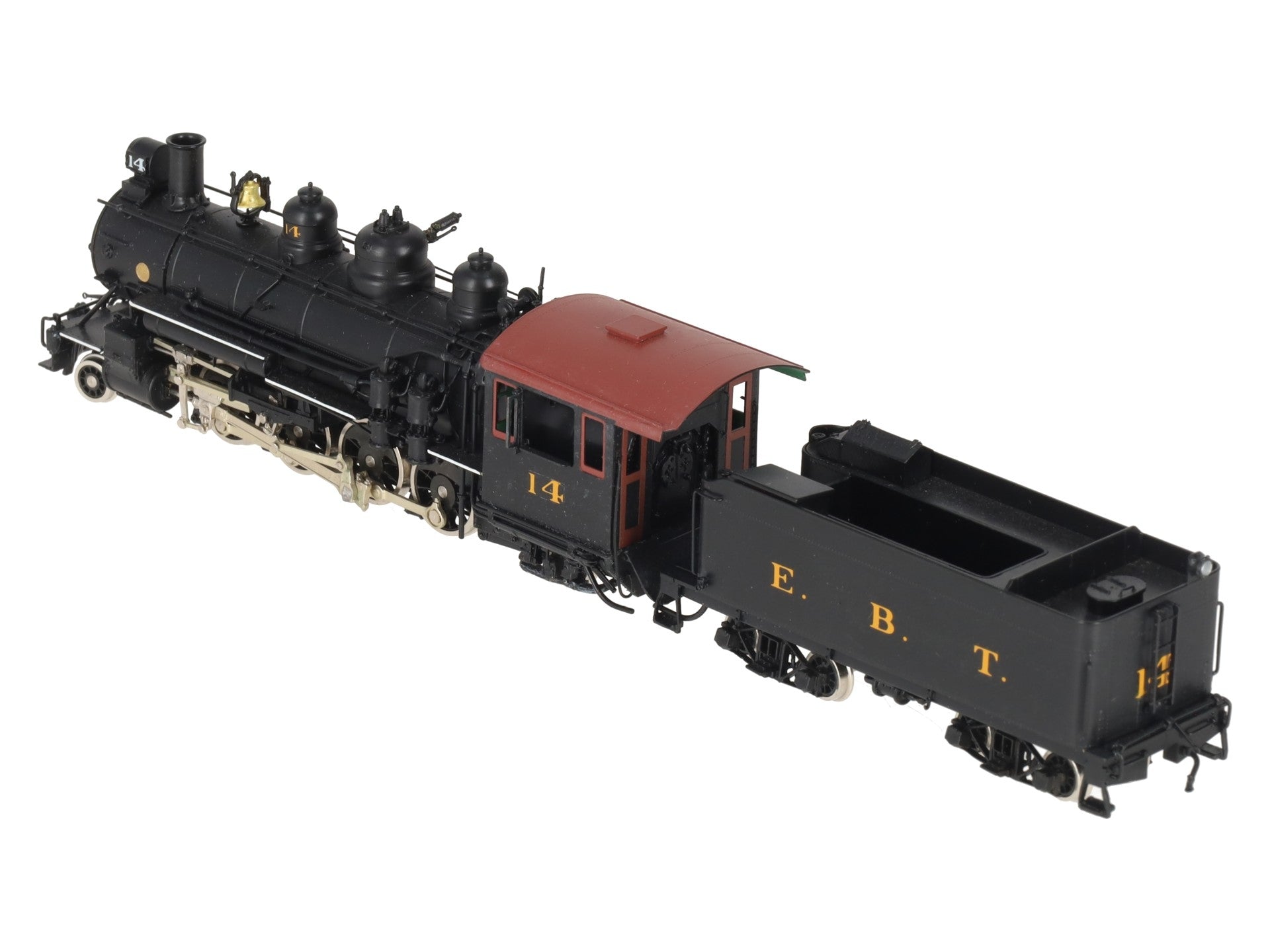 Hallmark Models 14 HOn3 BRASS East Broad Top 2-8-2 Steam Engine & Tender -F/P EX/Box
