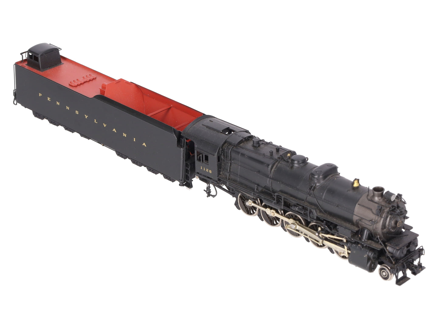 Key Imports 102 N Scale BRASS PRR 2-10-0 I-1SA Steam Locomotive & Tender EX/Box