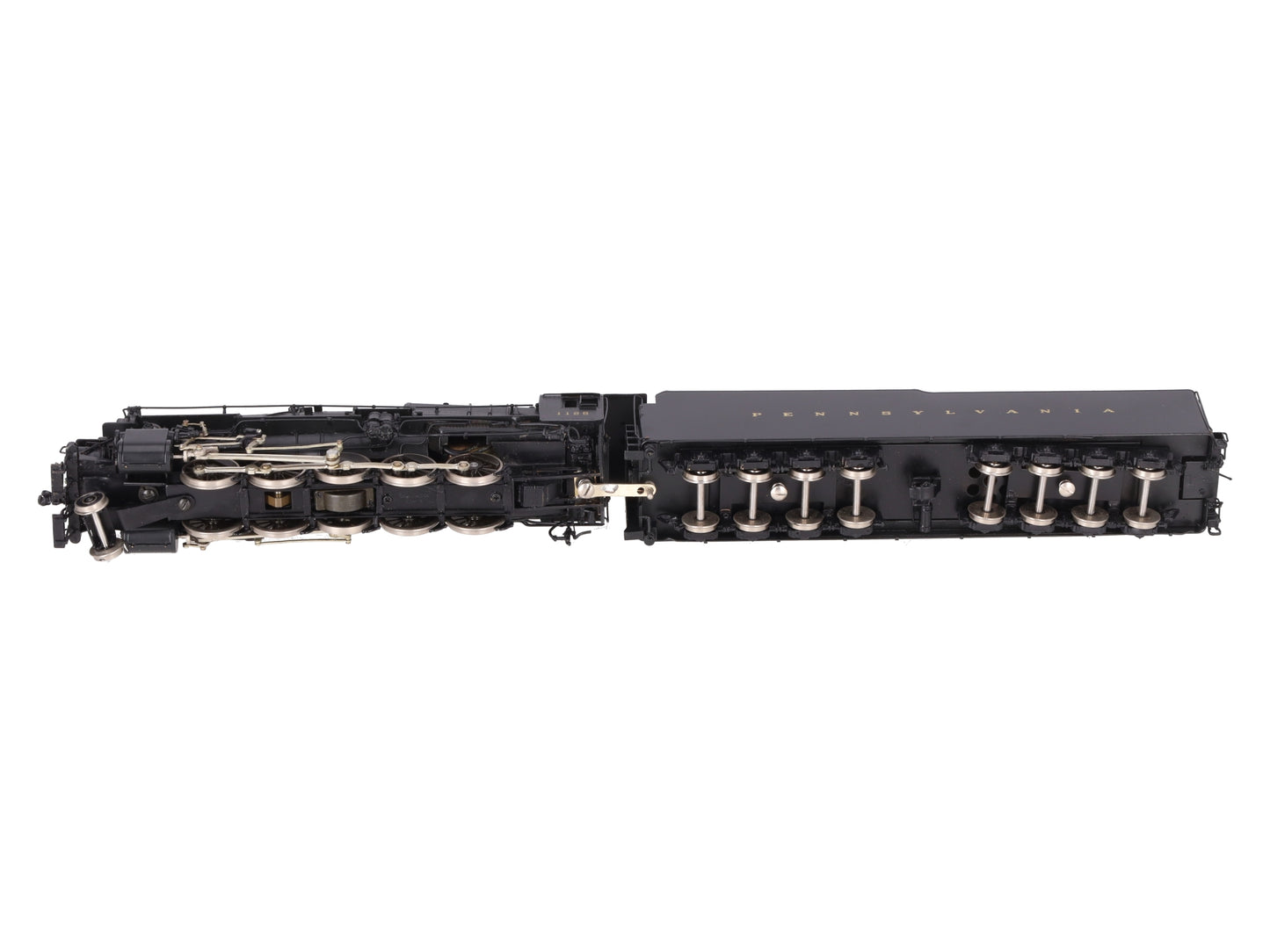 Key Imports 102 N Scale BRASS PRR 2-10-0 I-1SA Steam Locomotive & Tender EX/Box