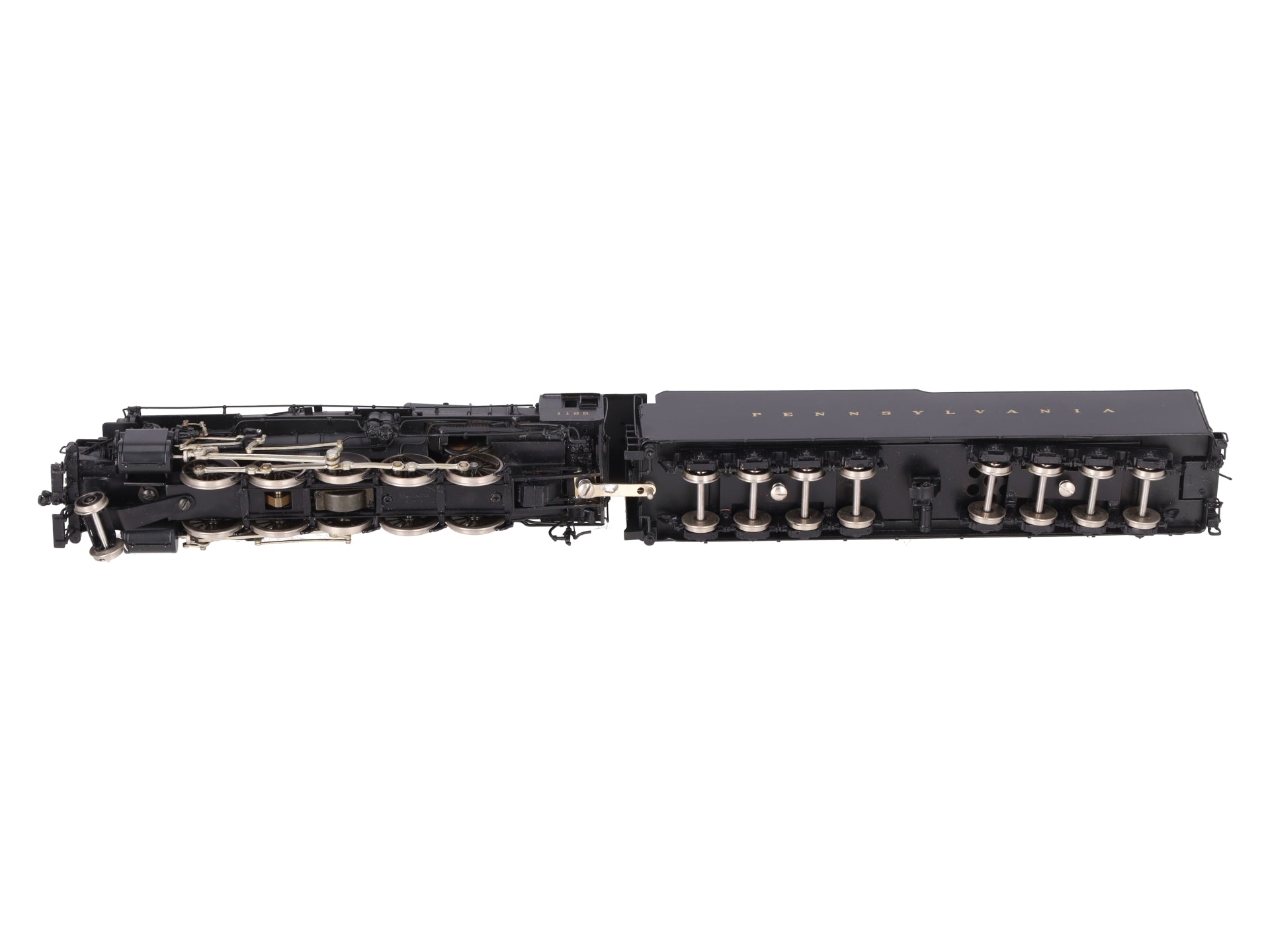 Key Imports 102 N Scale BRASS PRR 2-10-0 I-1SA Steam Locomotive & Tender EX/Box