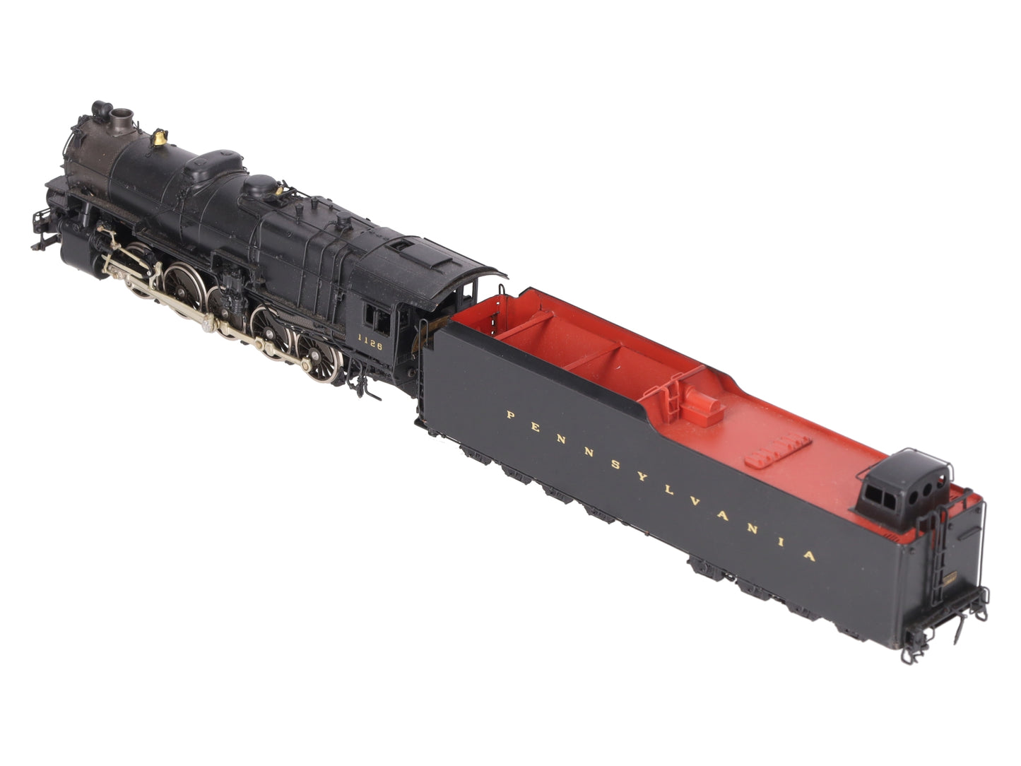 Key Imports 102 N Scale BRASS PRR 2-10-0 I-1SA Steam Locomotive & Tender EX/Box