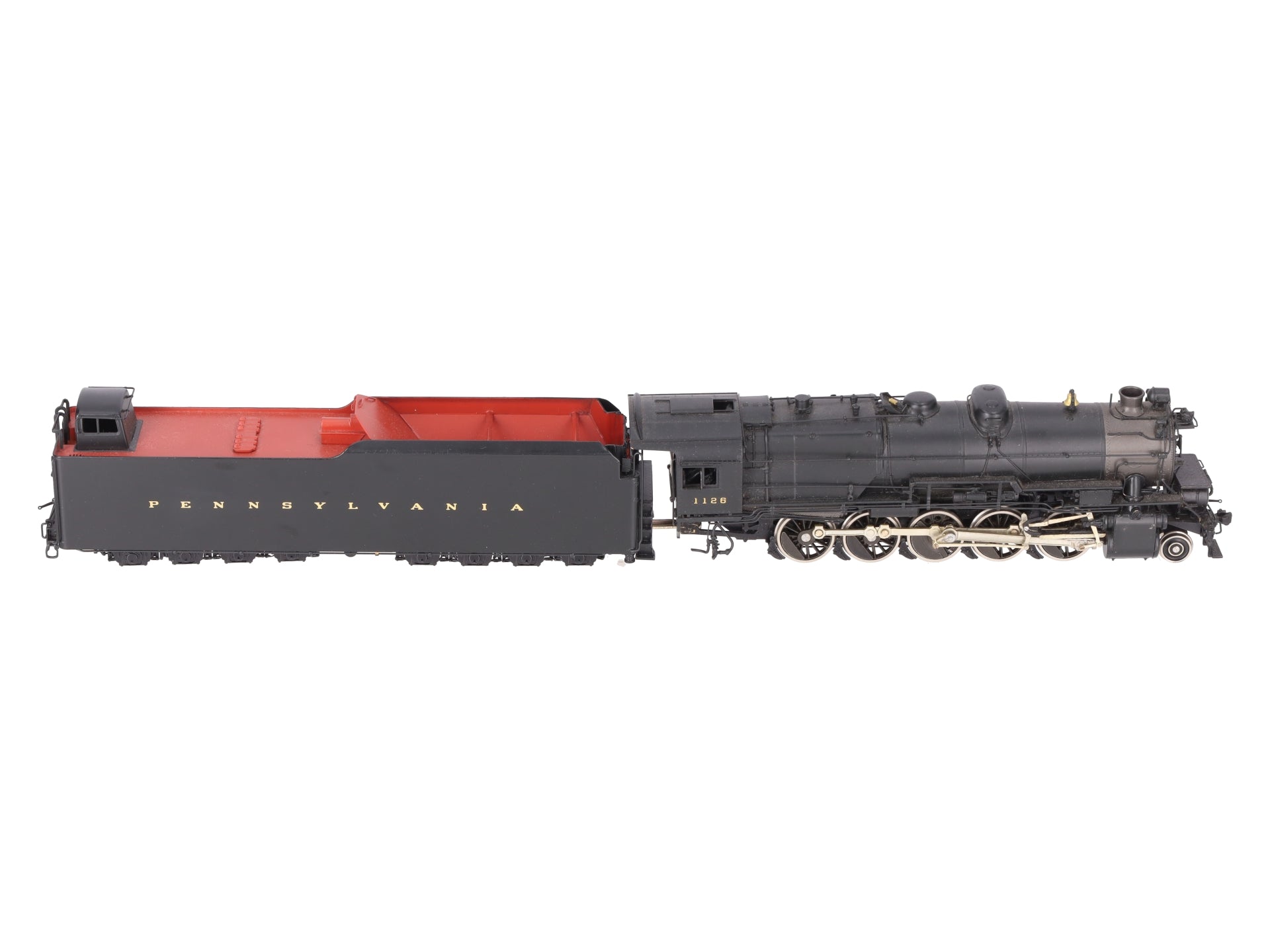 Key Imports 102 N Scale BRASS PRR 2-10-0 I-1SA Steam Locomotive & Tender EX/Box
