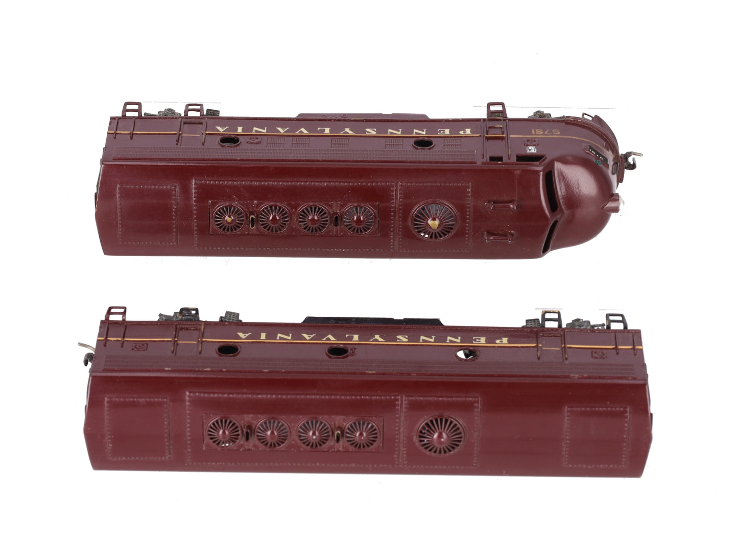Tenshodo Brass HO Scale Pennsylvania Railroad EMD F-9 Diesel Locomotive #131/132 VG/Box
