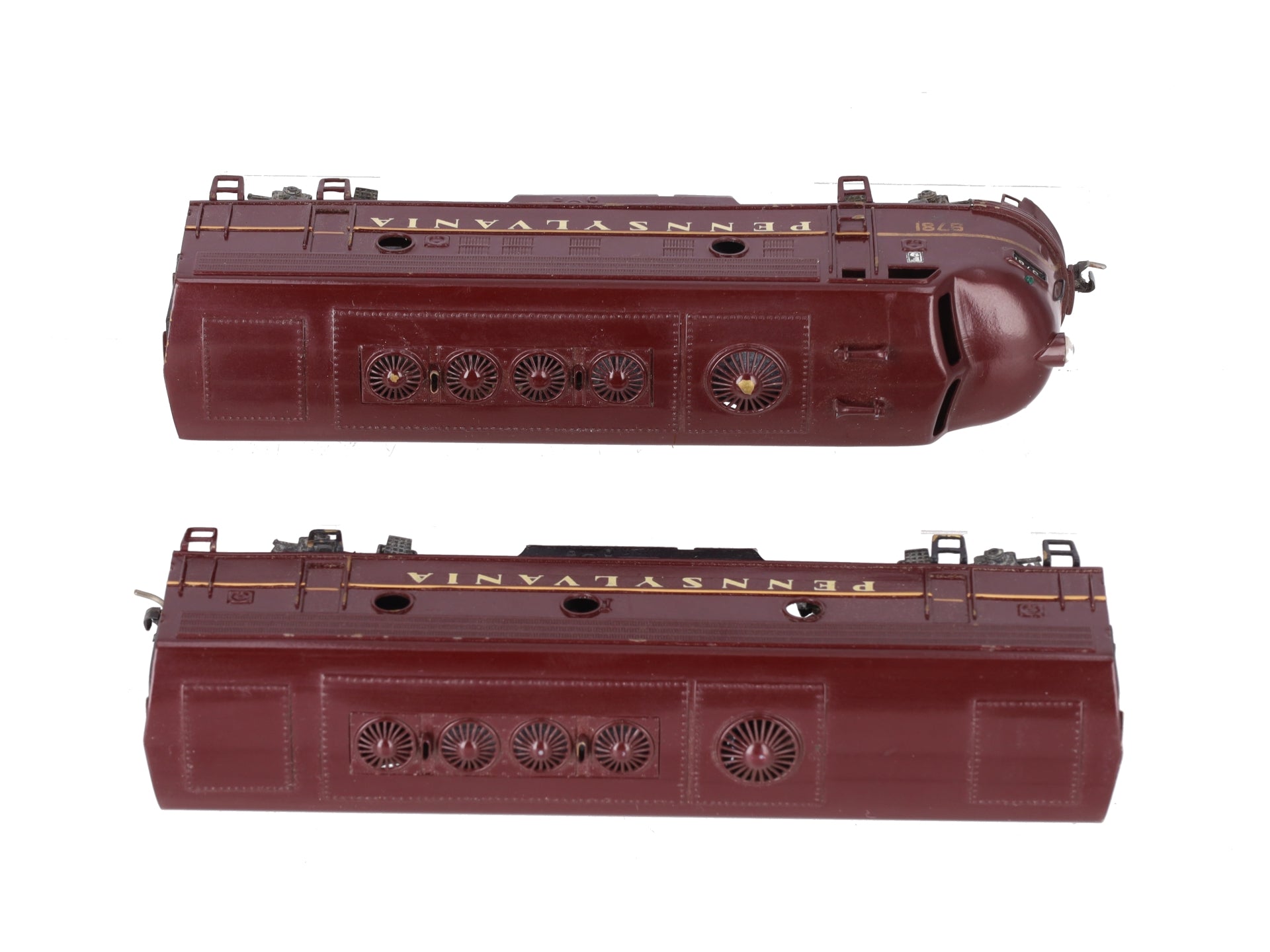 Tenshodo Brass HO Scale Pennsylvania Railroad EMD F-9 Diesel Locomotive #131/132 VG/Box