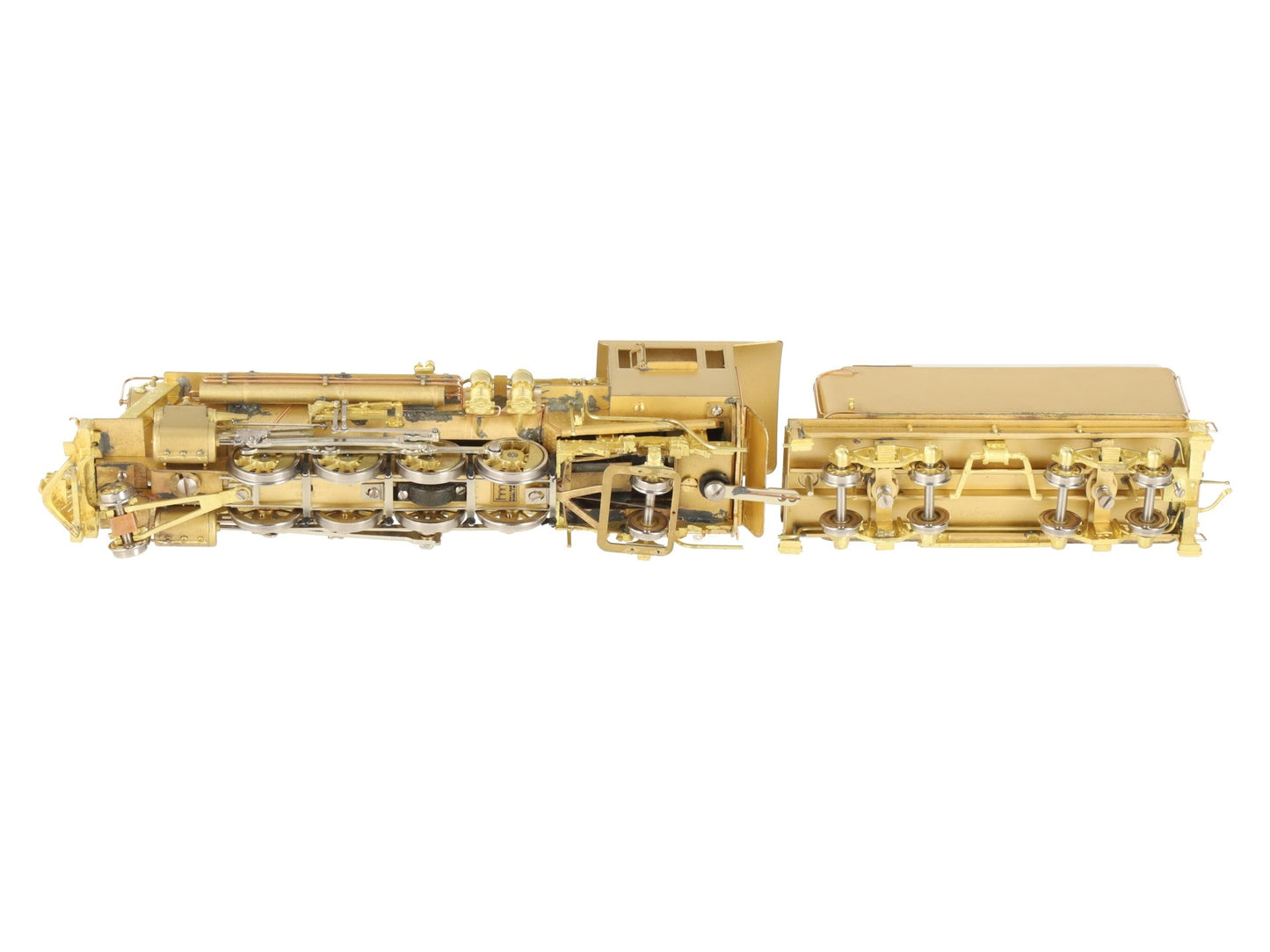 Hallmark Models 16 HOn3 Brass East Broad Top 2-8-2 Steam Locomotive & Tender LN/Box