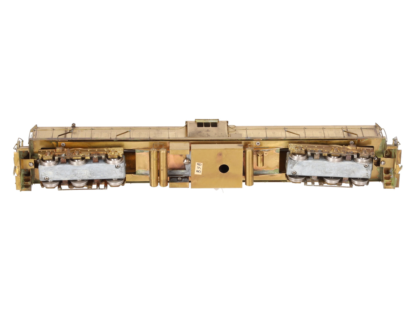 Custom NJ Brass HO Brass Pennsylvania Diesel Electric Transfer Unit - unpainted EX/Box