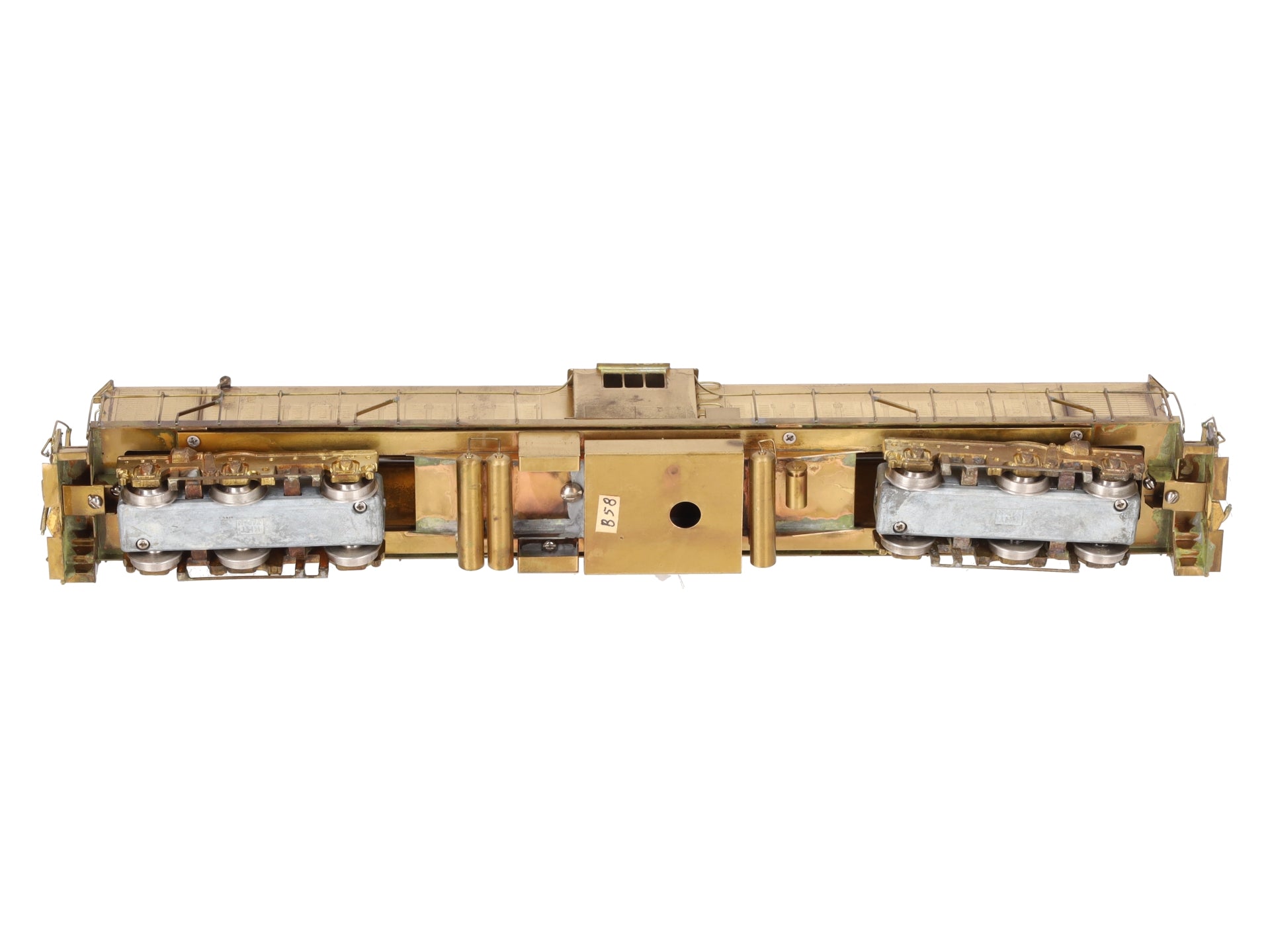 Custom NJ Brass HO Brass Pennsylvania Diesel Electric Transfer Unit - unpainted EX/Box