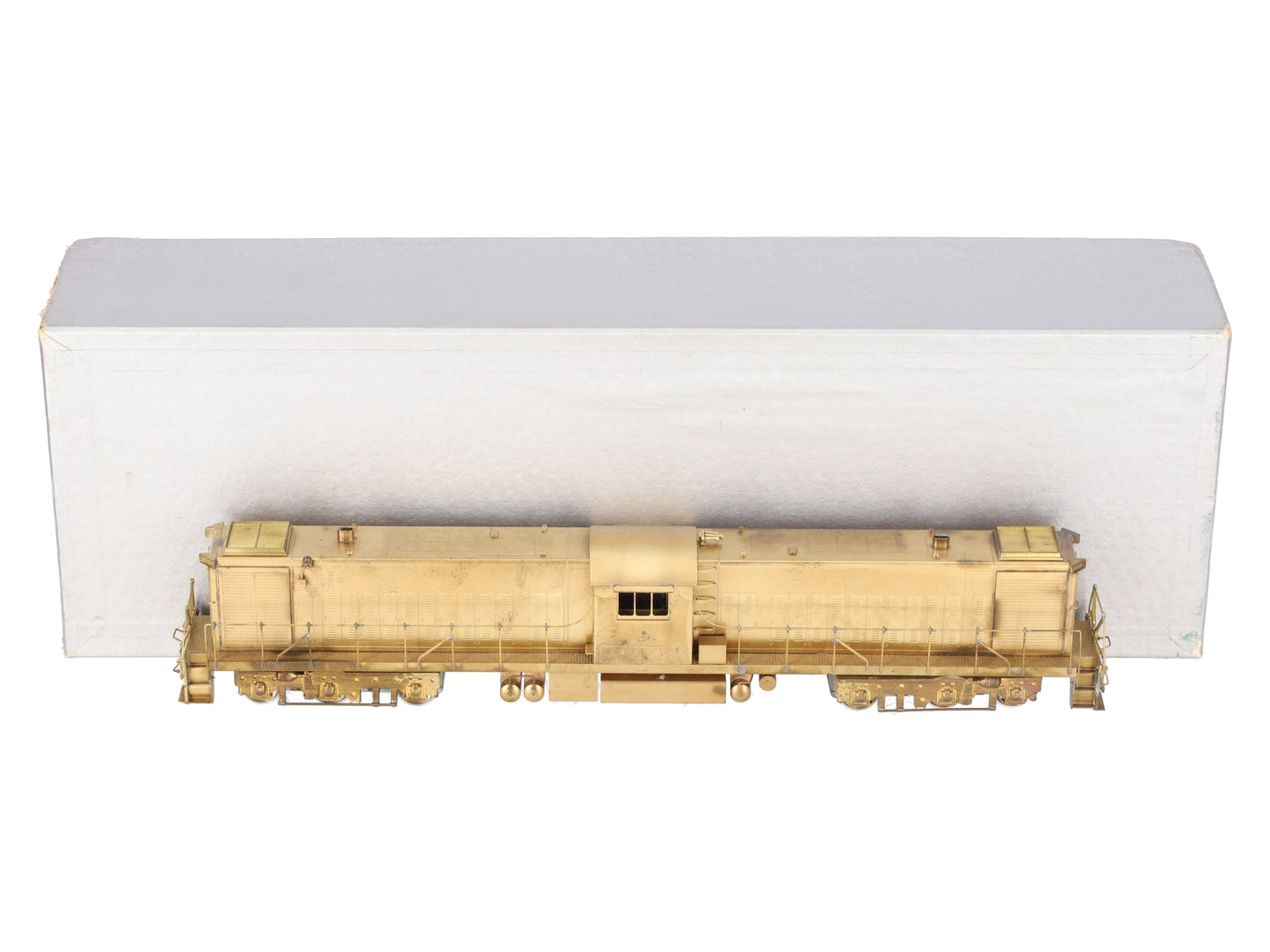 Custom NJ Brass HO Brass Pennsylvania Diesel Electric Transfer Unit - unpainted EX/Box