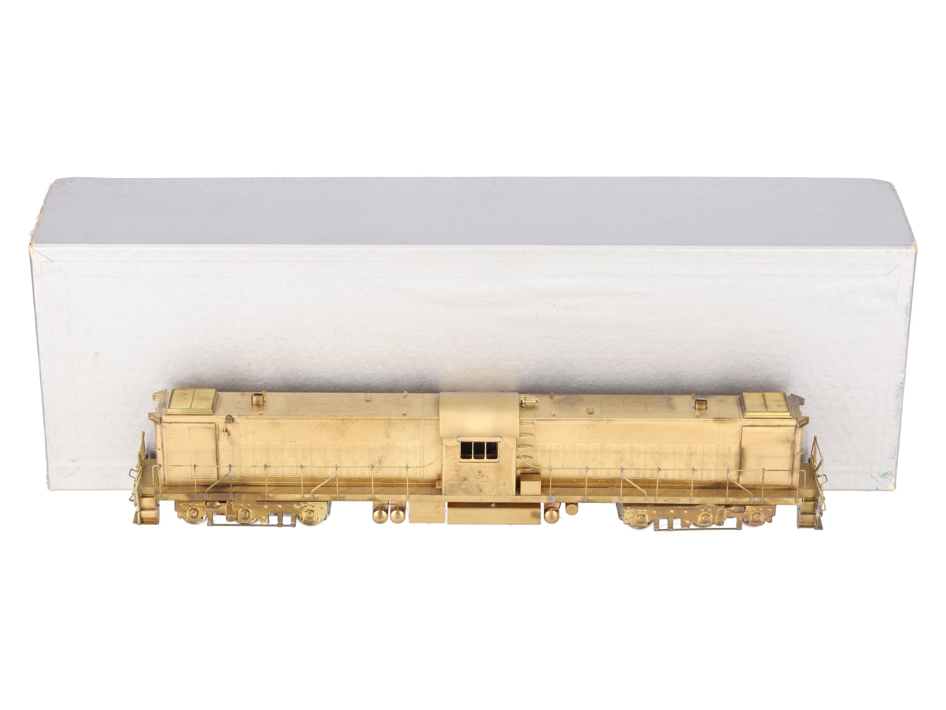 Custom NJ Brass HO Brass Pennsylvania Diesel Electric Transfer Unit - unpainted EX/Box