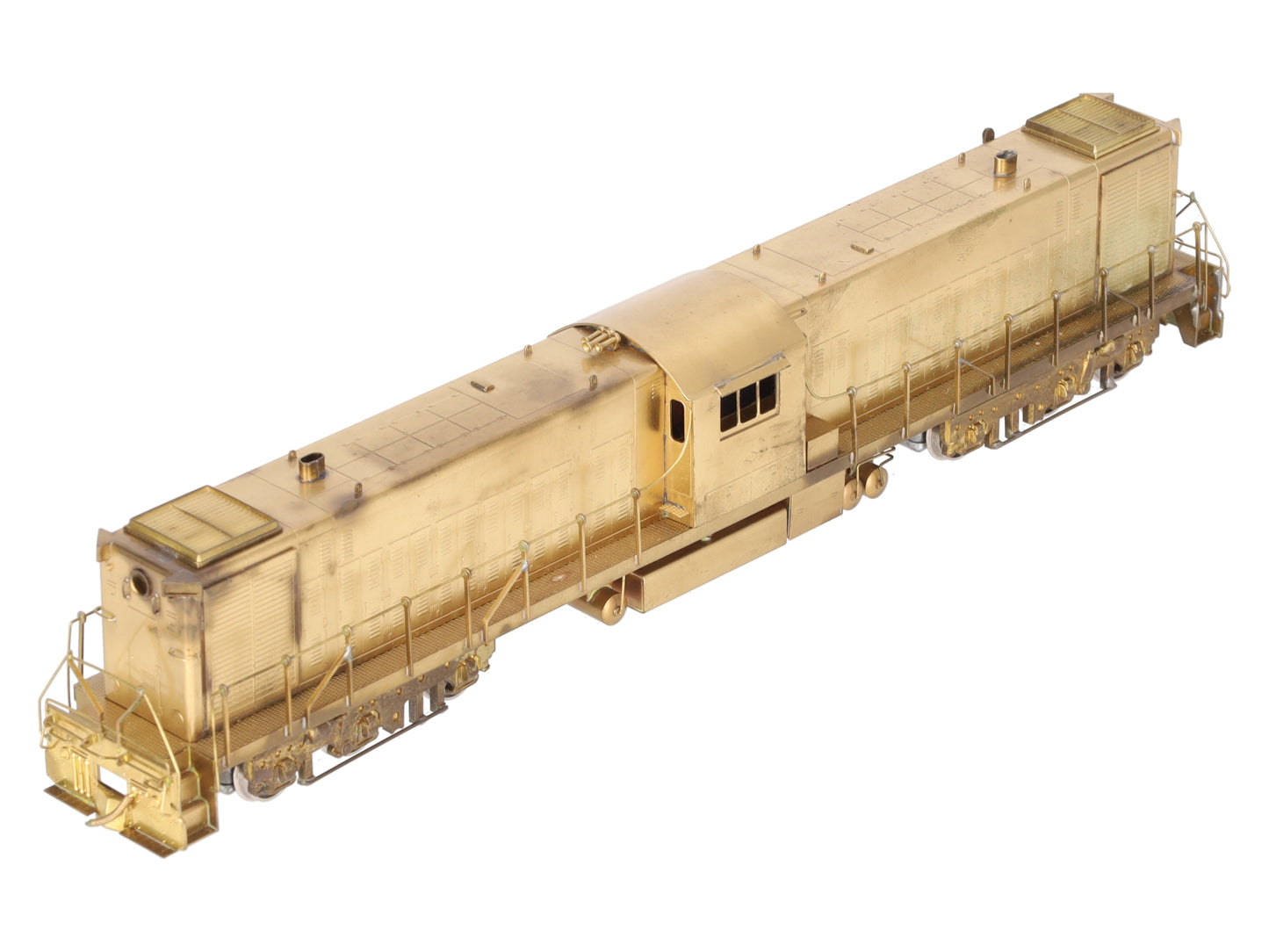 Custom NJ Brass HO Brass Pennsylvania Diesel Electric Transfer Unit - unpainted EX/Box