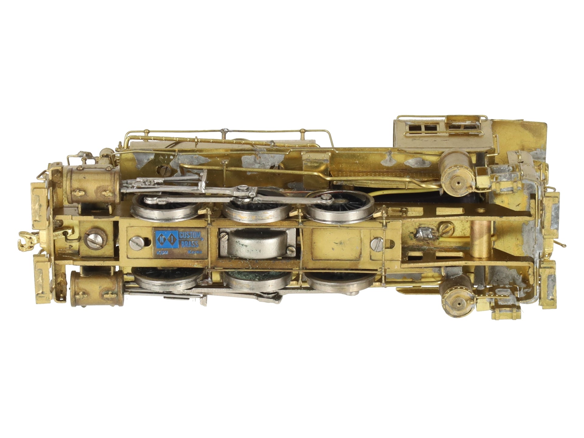 NJ Custom Brass ST-820 HO BRASS PRR Class B8a 0-6-0T Steam Locomotive EX/Box