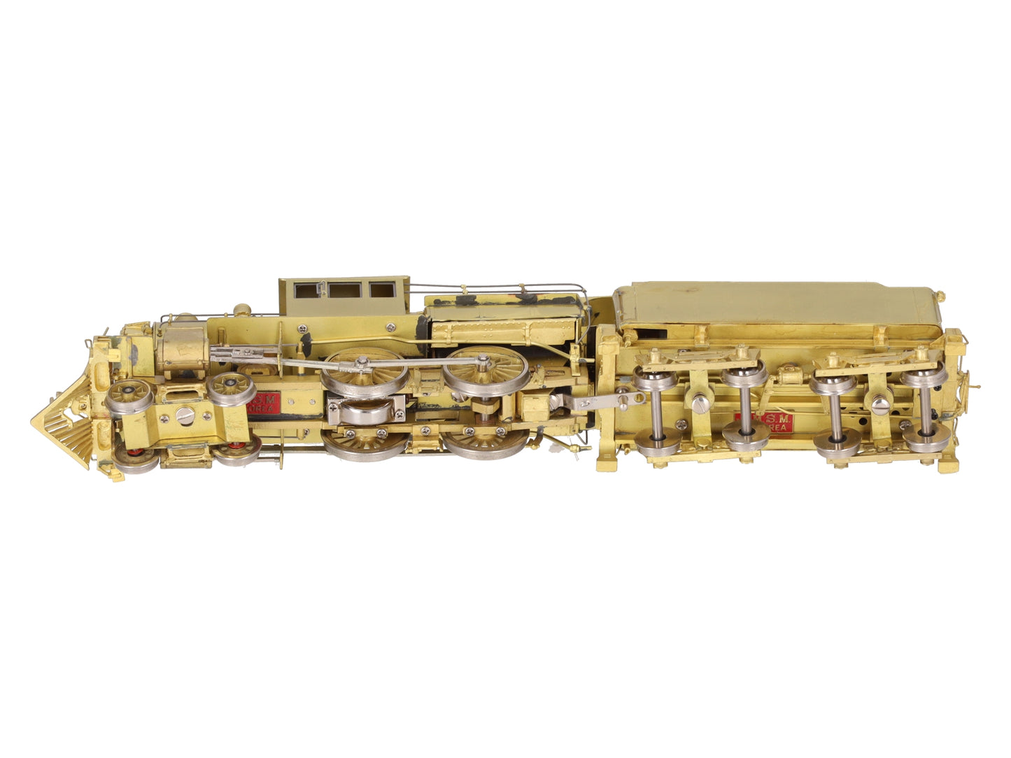 Overland OMI-1509 HO BRASS P&R D8sd 4-4-0 Steam Locomotive & Tender EX/Box
