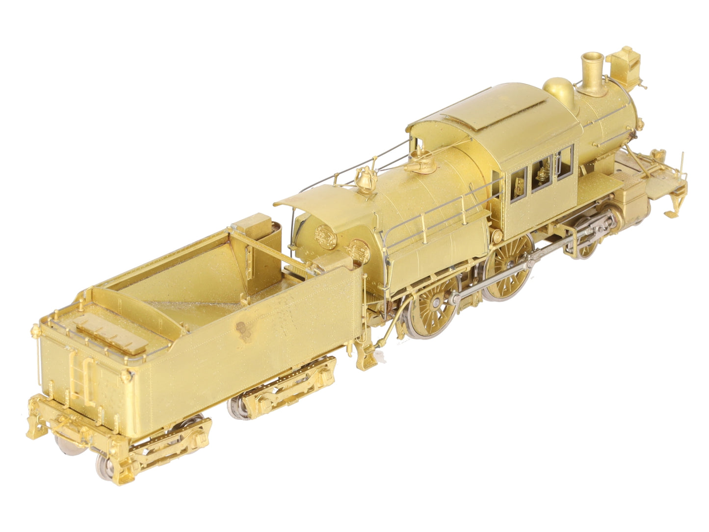 Overland OMI-1509 HO BRASS P&R D8sd 4-4-0 Steam Locomotive & Tender EX/Box
