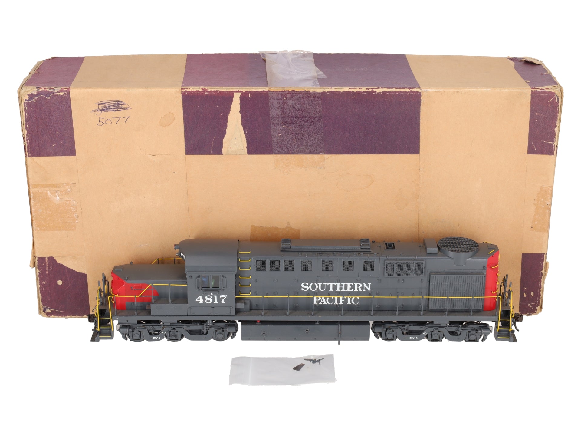 Overland O BRASS Southern Pacific Alligator Cockerham Drive Diesel #4817 -2 Rail EX