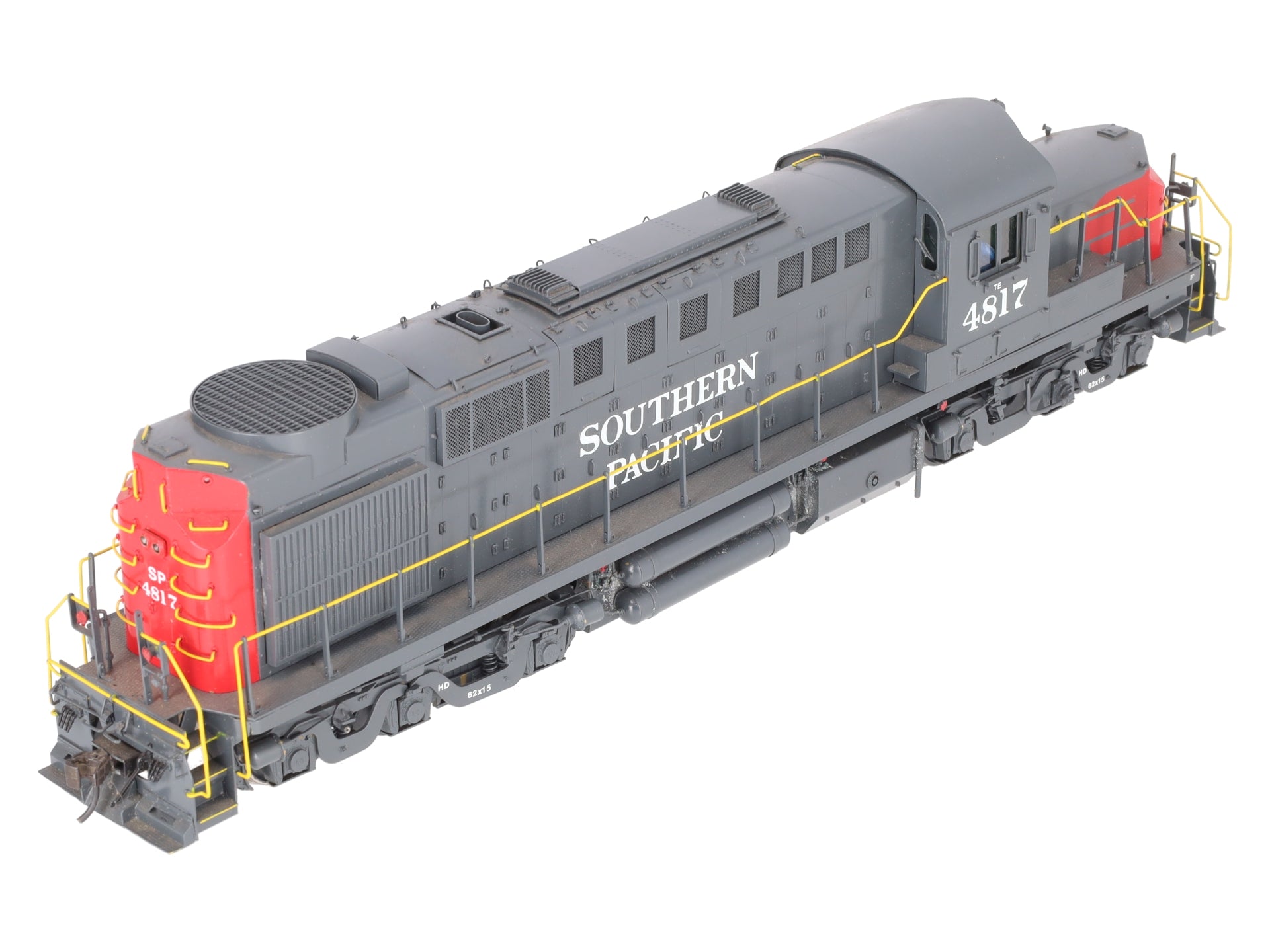 Overland O BRASS Southern Pacific Alligator Cockerham Drive Diesel #4817 -2 Rail EX