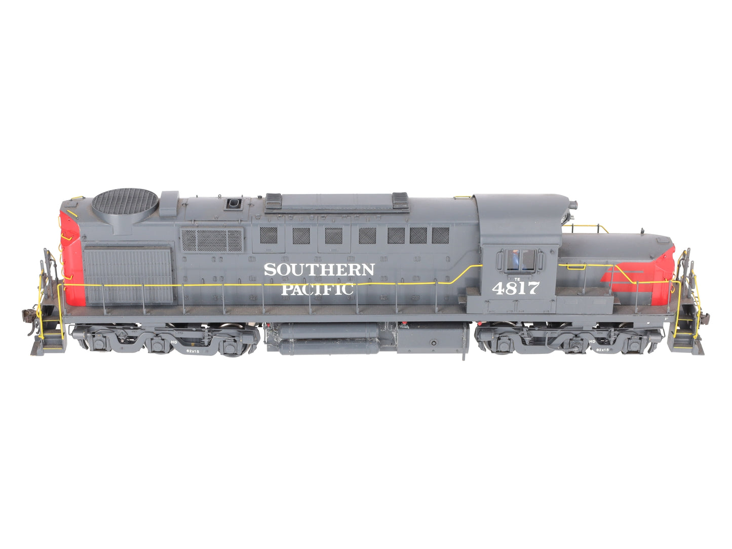 Overland O BRASS Southern Pacific Alligator Cockerham Drive Diesel #4817 -2 Rail EX