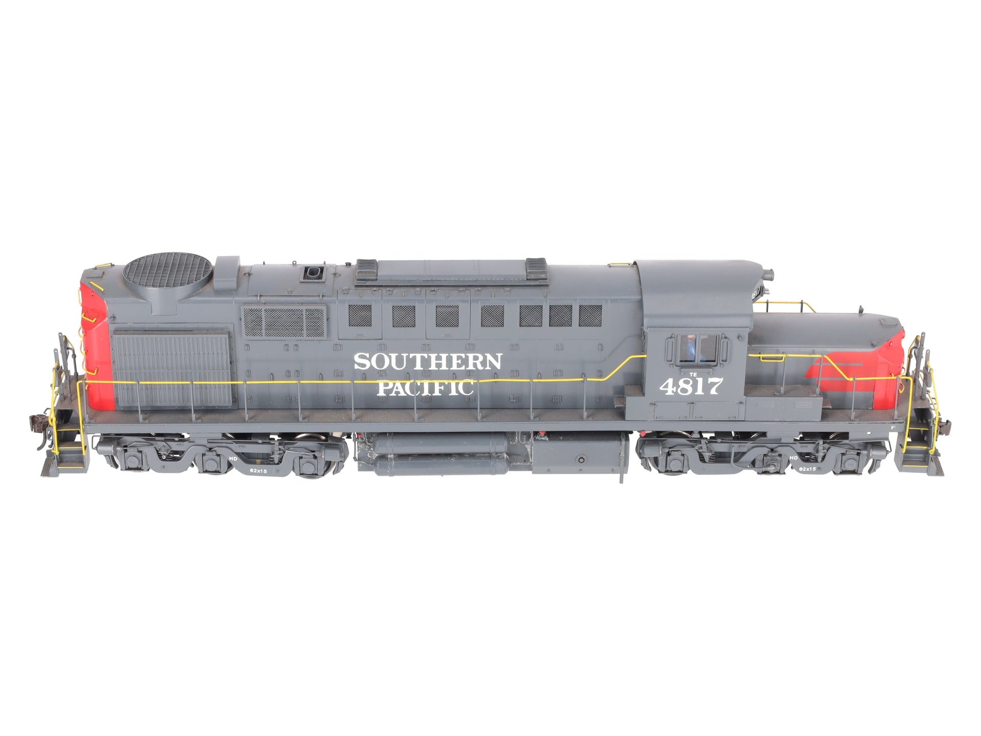 Overland O BRASS Southern Pacific Alligator Cockerham Drive Diesel #4817 -2 Rail EX