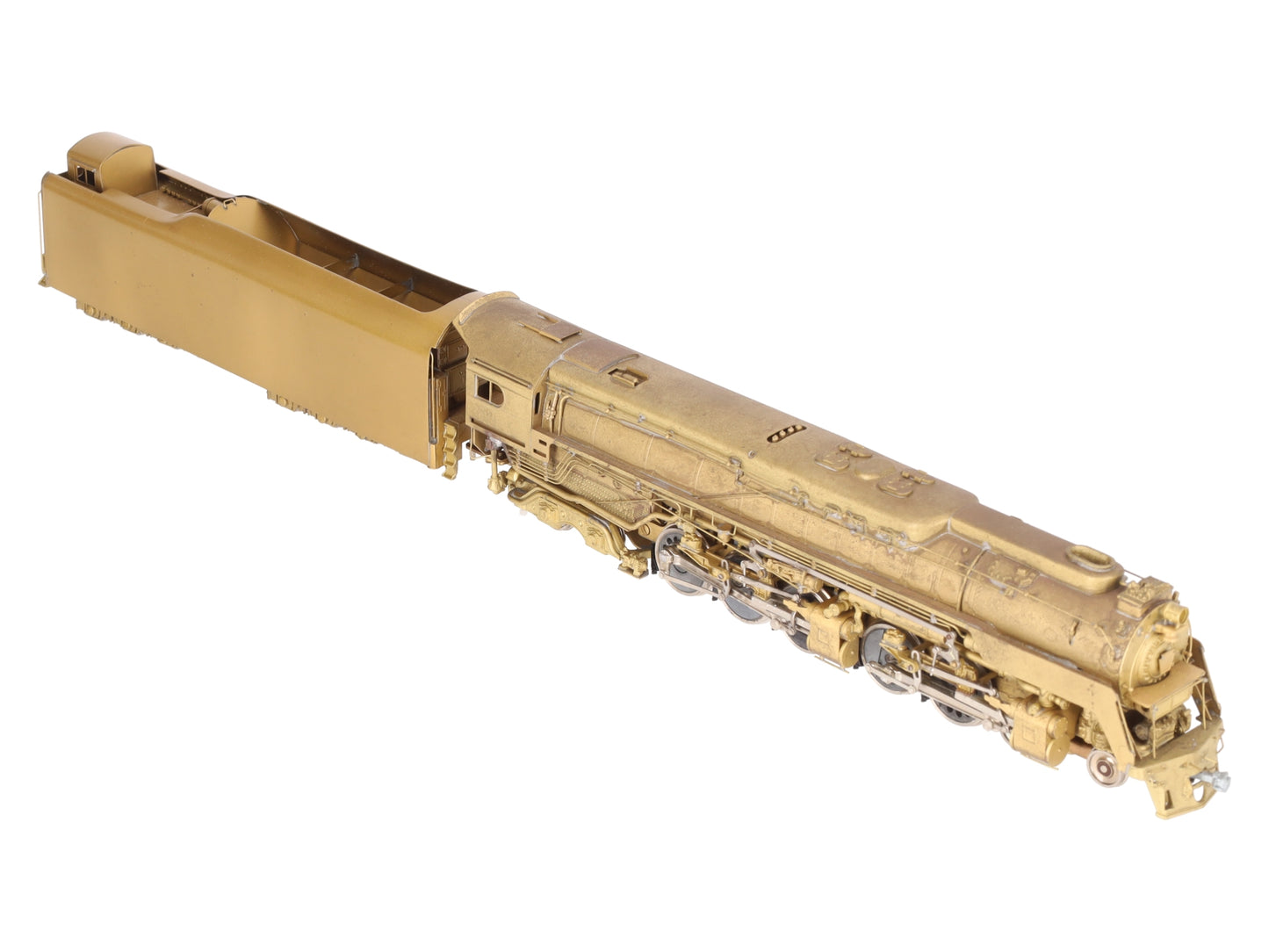 Westside Model Co. HO Brass Pennsylvania 4-4-6-4 Q-2 Duplex & Tender - Unpainted EX/Box
