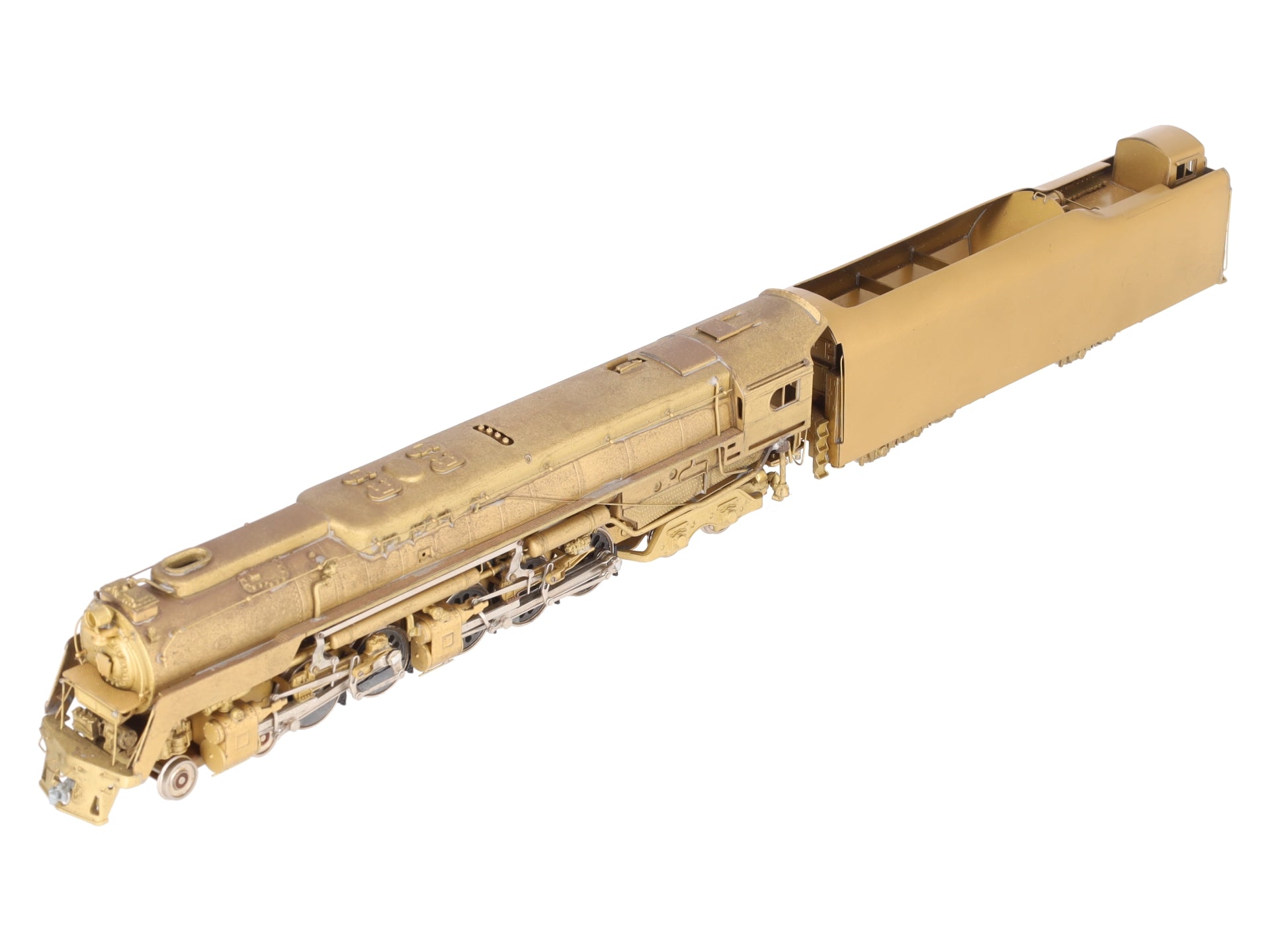 Westside Model Co. HO Brass Pennsylvania 4-4-6-4 Q-2 Duplex & Tender - Unpainted EX/Box