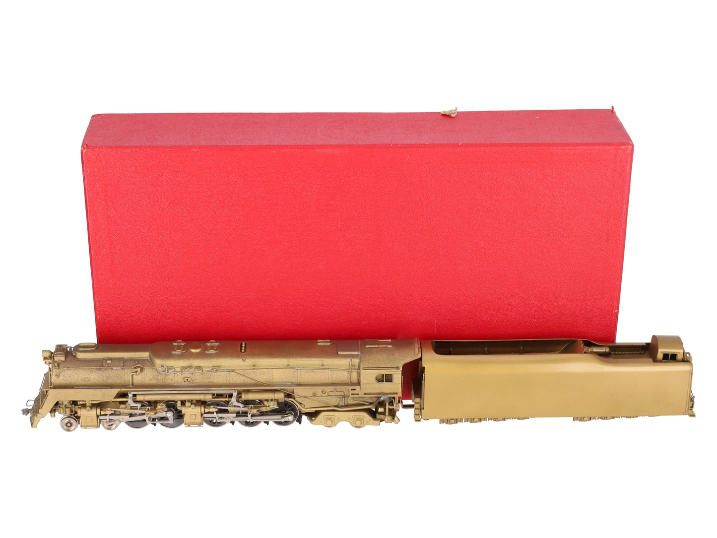 Westside Model Co. HO Brass Pennsylvania 4-4-6-4 Q-2 Duplex & Tender - Unpainted EX/Box