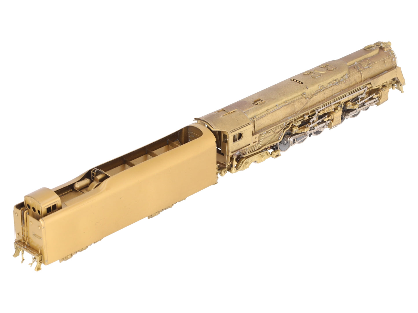 Westside Model Co. HO Brass Pennsylvania 4-4-6-4 Q-2 Duplex & Tender - Unpainted EX/Box