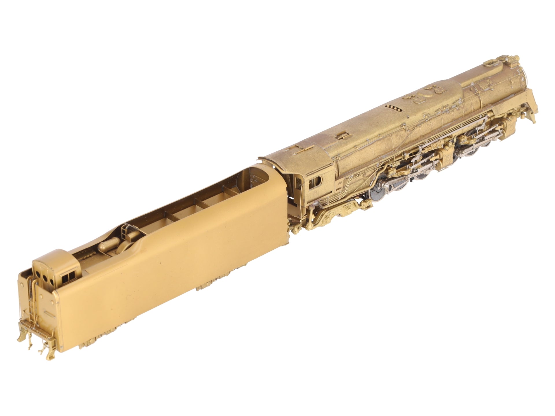 Westside Model Co. HO Brass Pennsylvania 4-4-6-4 Q-2 Duplex & Tender - Unpainted EX/Box