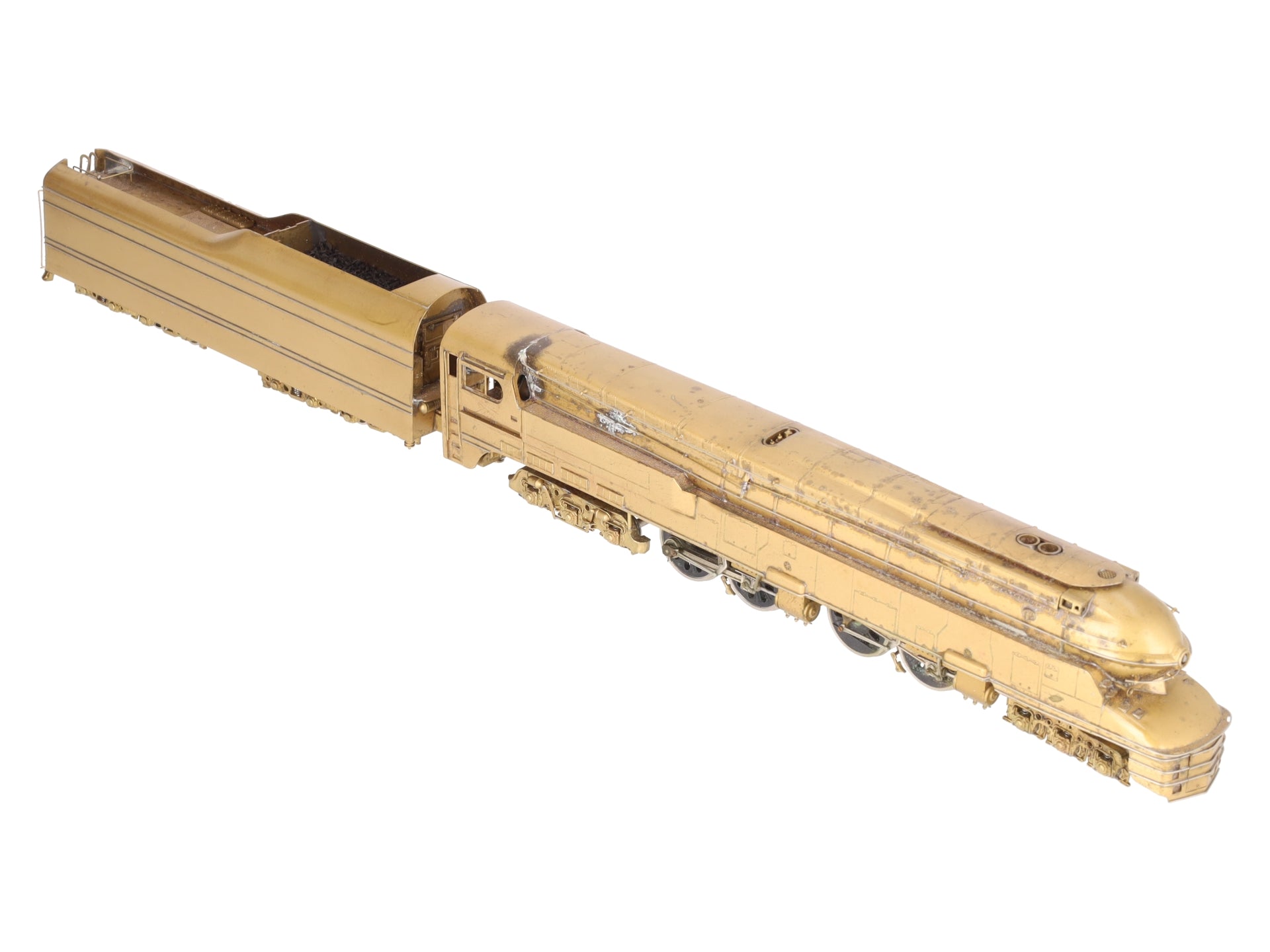 Gem Models/Olympia HO BRASS Pennsylvania S-1 6-4-4-6 Steam Loco & Tender VG