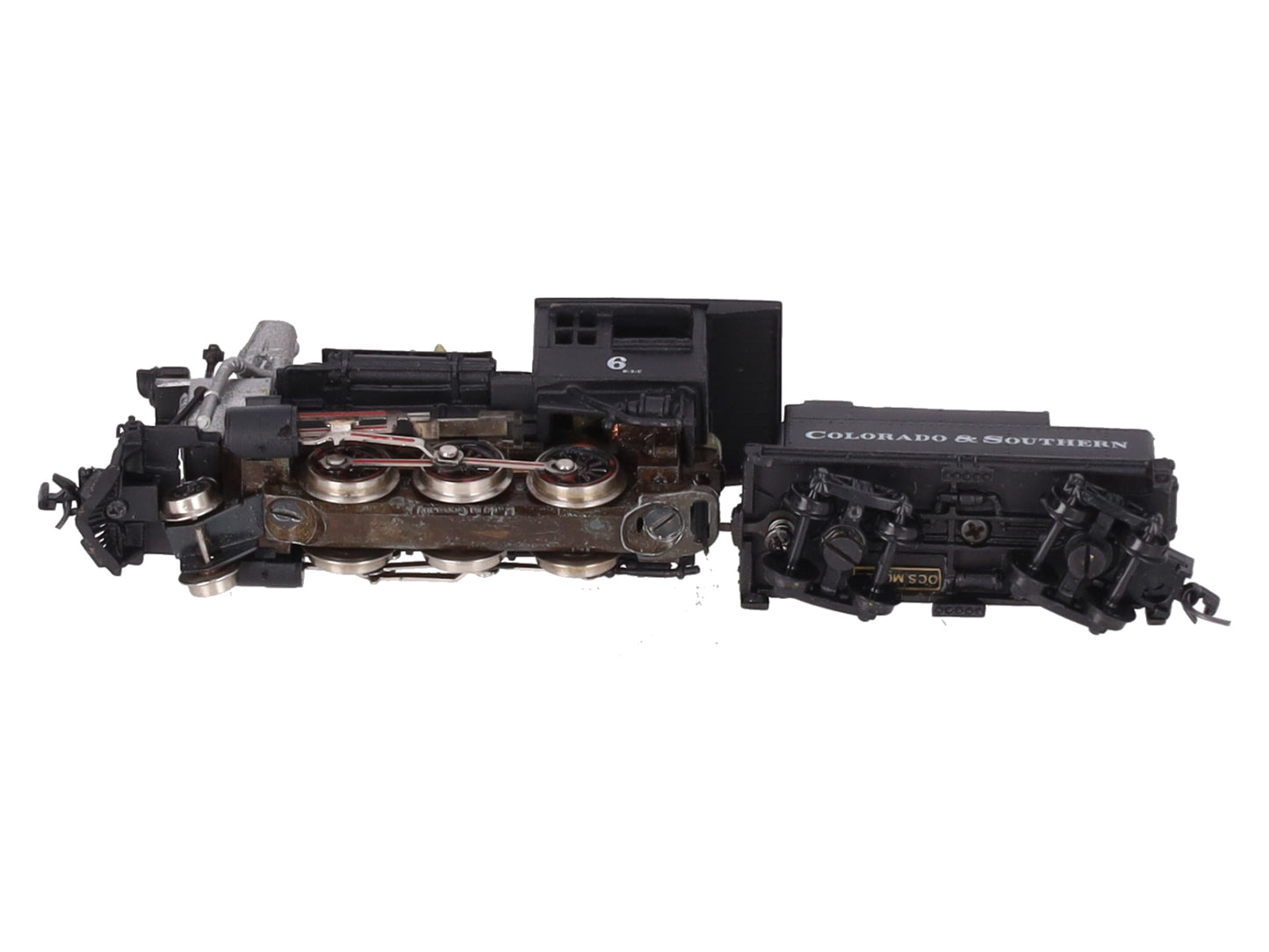 Micro-Trains 15902 Nn3 BRASS Colorado & Southern 2-6-0 Steam Locomotive & Tender EX/Box
