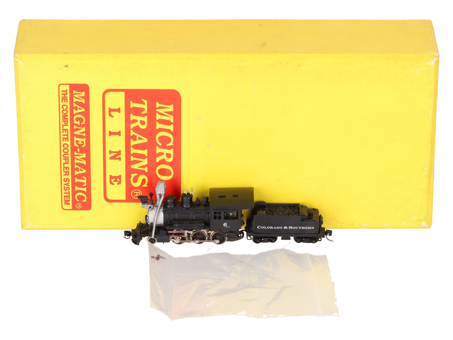Micro-Trains 15902 Nn3 BRASS Colorado & Southern 2-6-0 Steam Locomotive & Tender EX/Box
