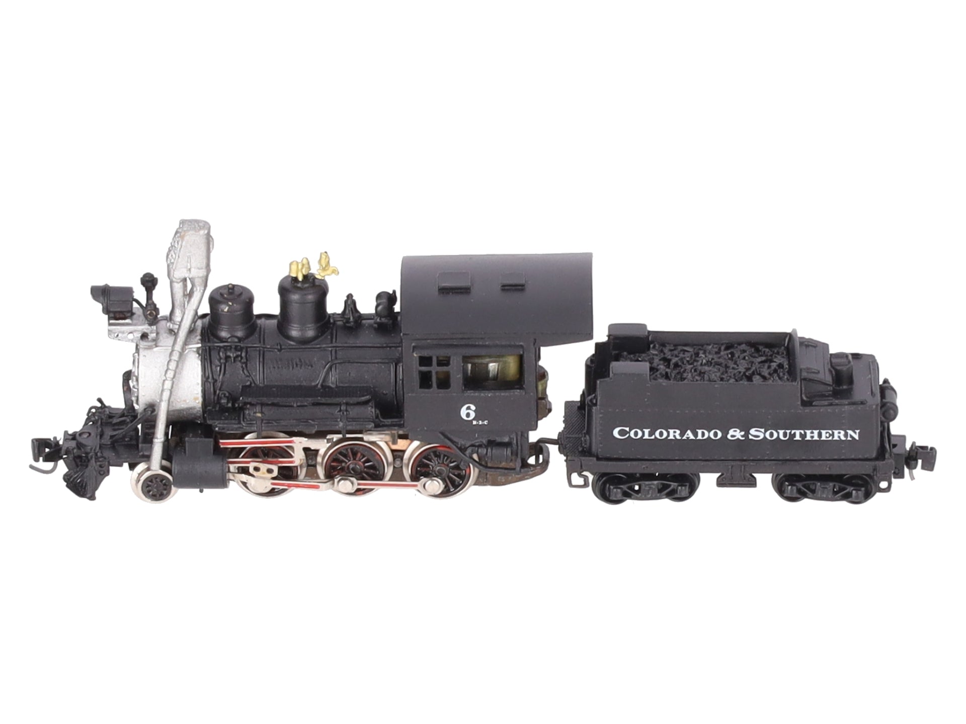 Micro-Trains 15902 Nn3 BRASS Colorado & Southern 2-6-0 Steam Locomotive & Tender EX/Box