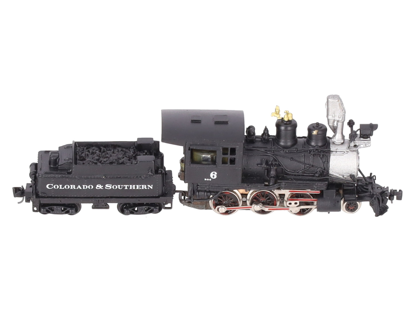 Micro-Trains 15902 Nn3 BRASS Colorado & Southern 2-6-0 Steam Locomotive & Tender EX/Box