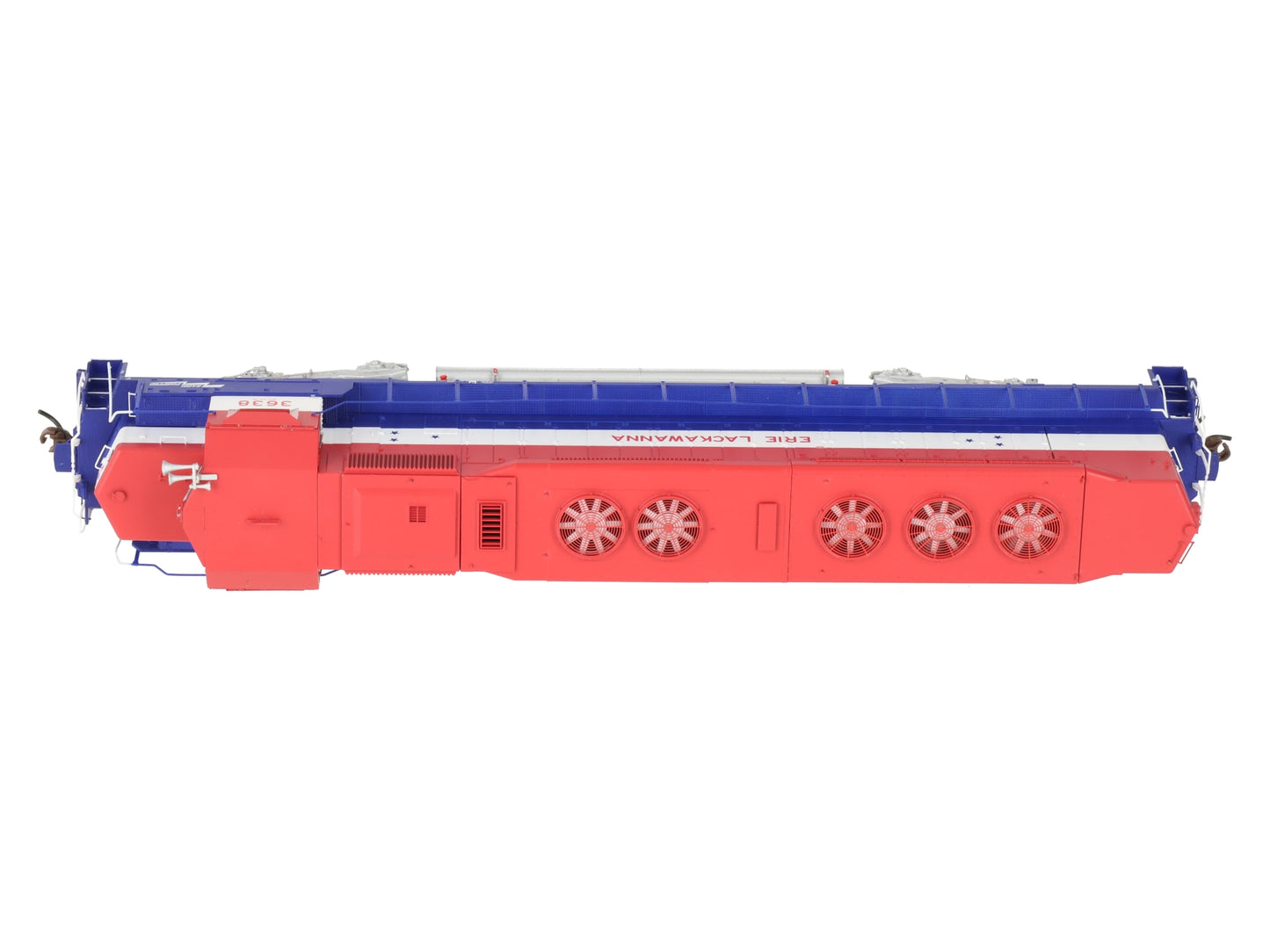 Athearn G63686 HO Erie Lackawanna SDP45 Diesel Locomotive with DCC & Sound #3638 EX/Box