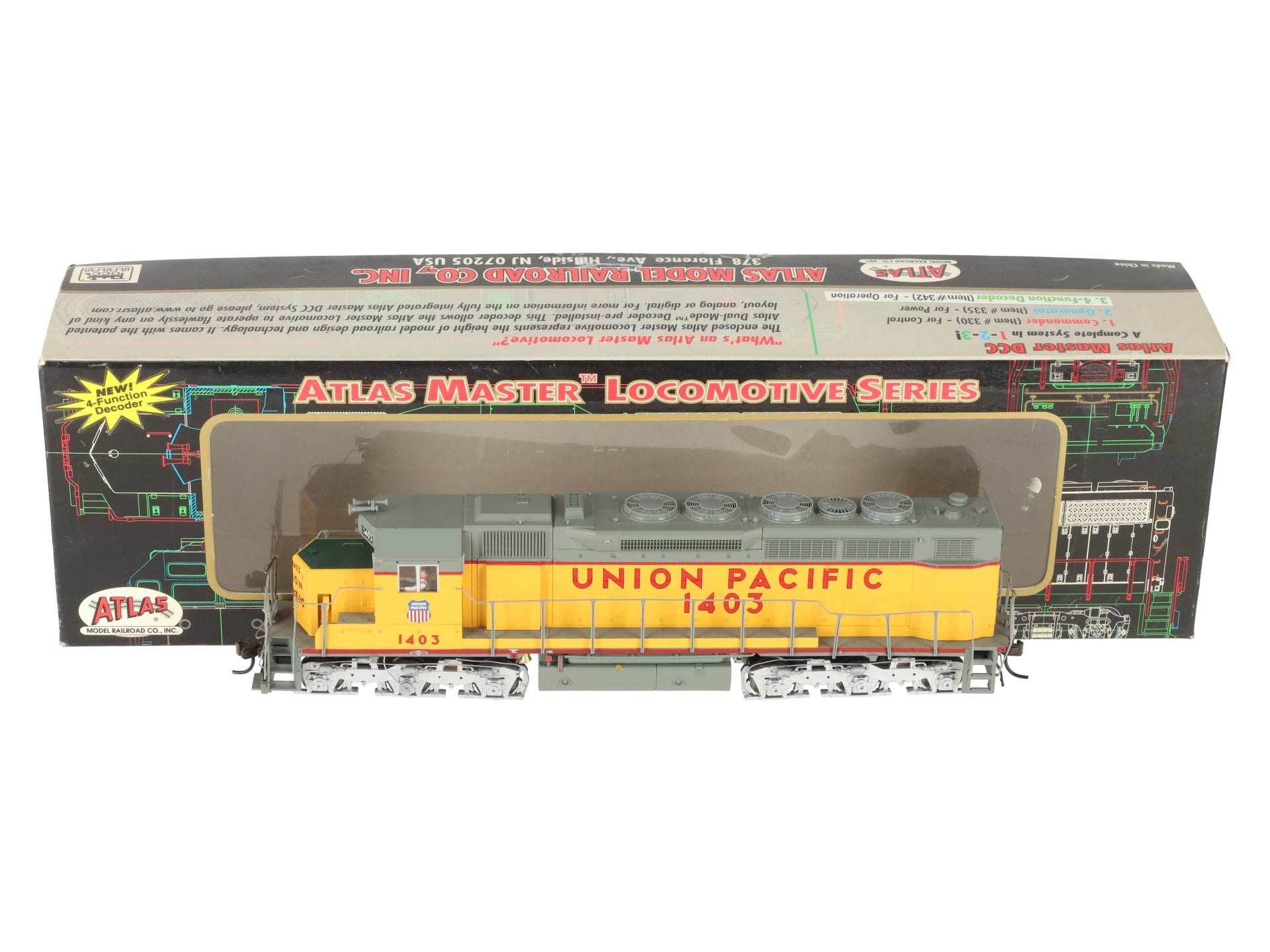 Atlas 9290 HO Scale Union Pacific SDP-35 Diesel Locomotive #1403 DCC Ready EX/Box