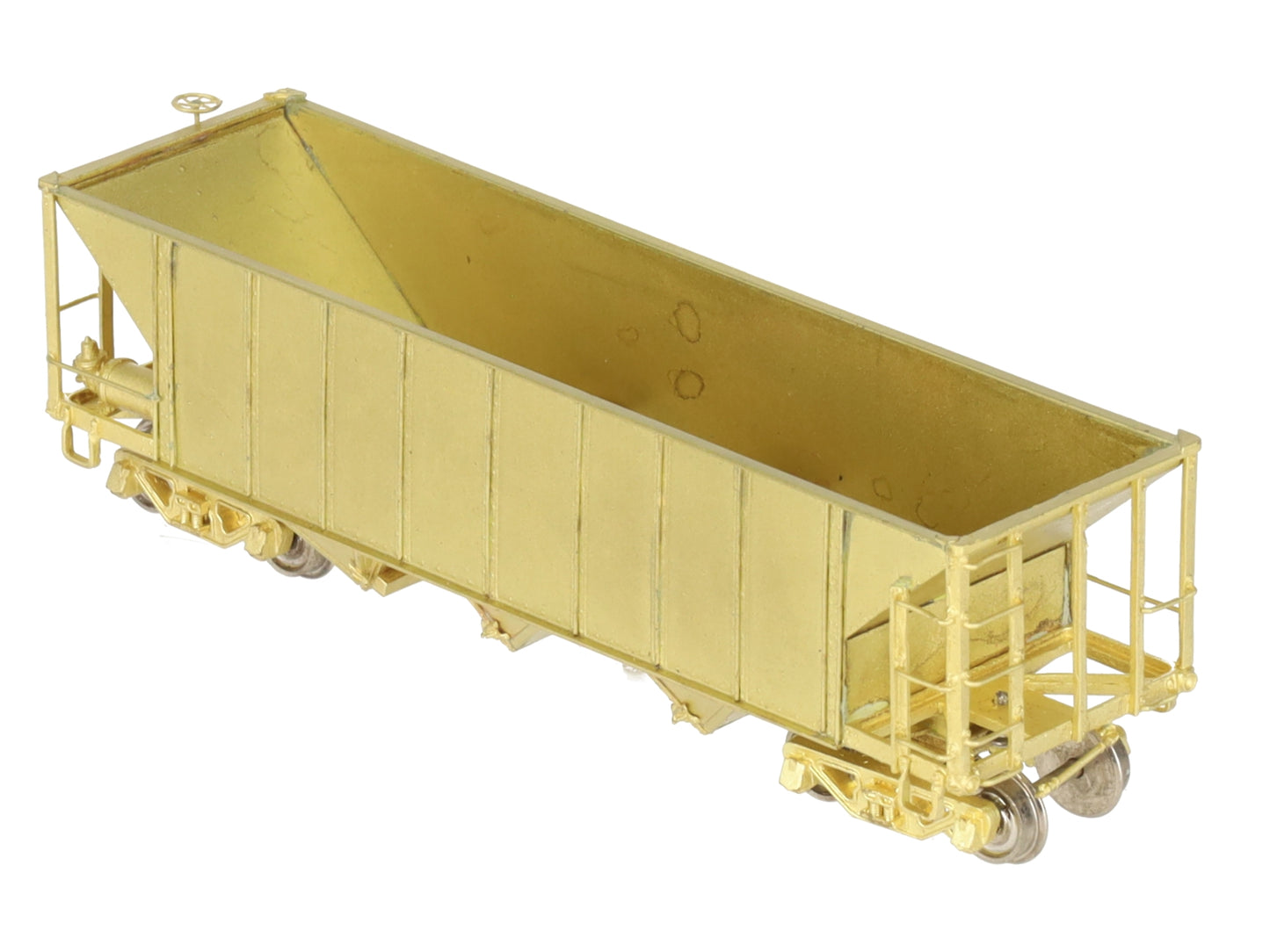 Hallmark Models HOn3 BRASS Undecorated Rolling Stock 3-Bay Hopper EX/Box