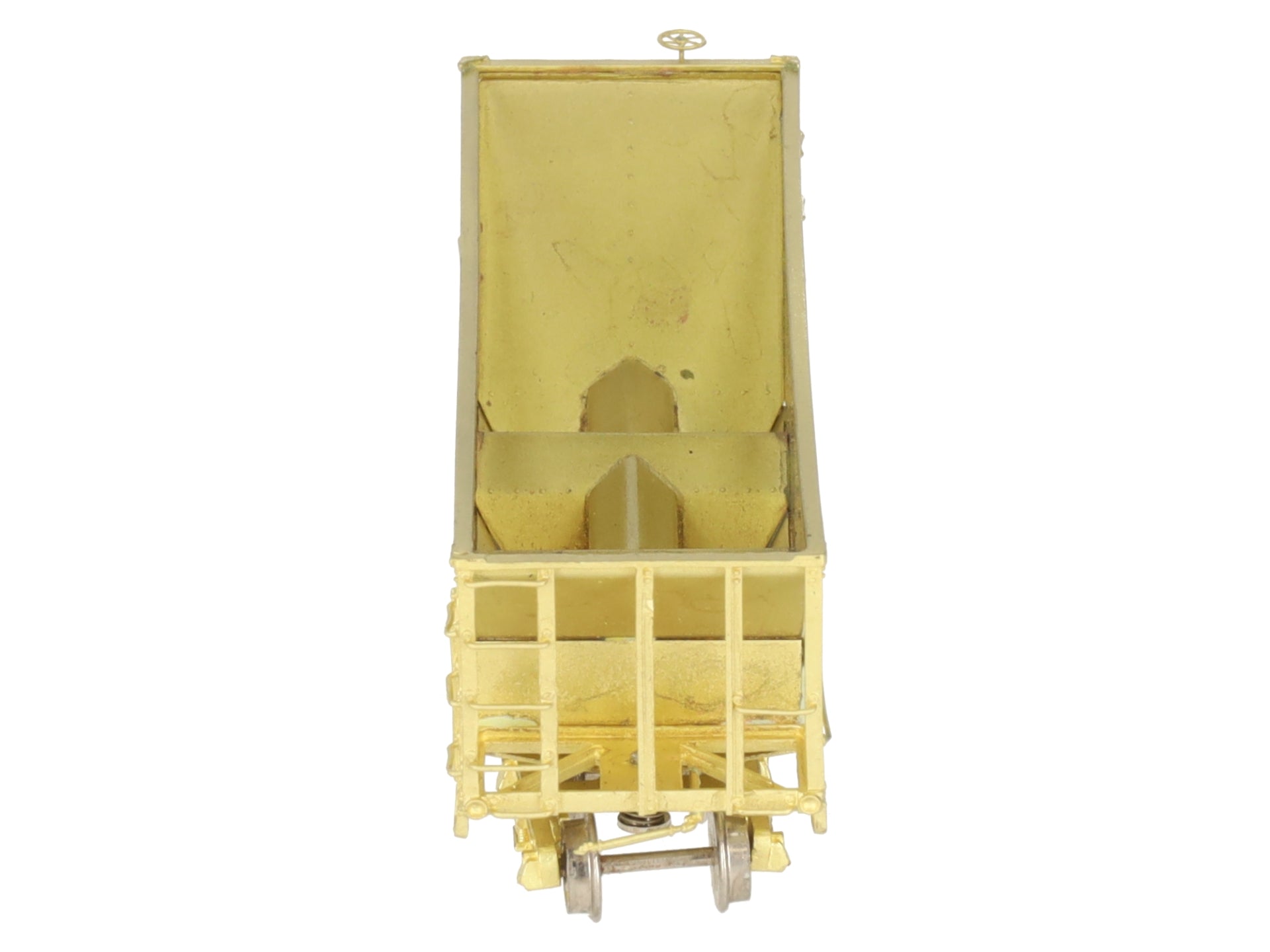 Hallmark Models HOn3 BRASS Undecorated Rolling Stock 3-Bay Hopper EX/Box