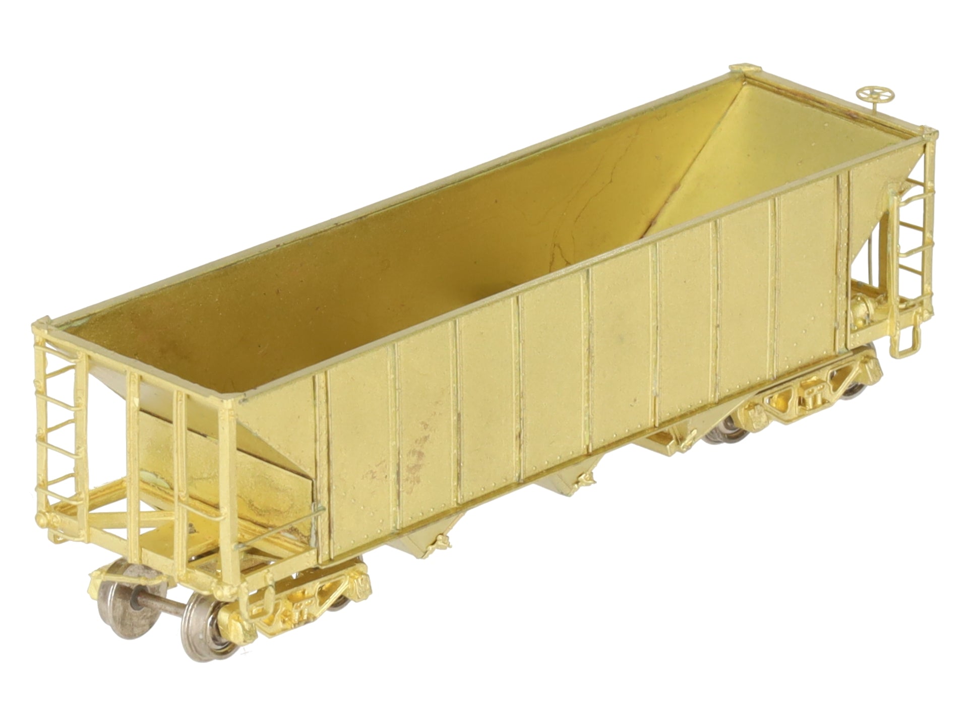 Hallmark Models HOn3 BRASS Undecorated Rolling Stock 3-Bay Hopper EX/Box