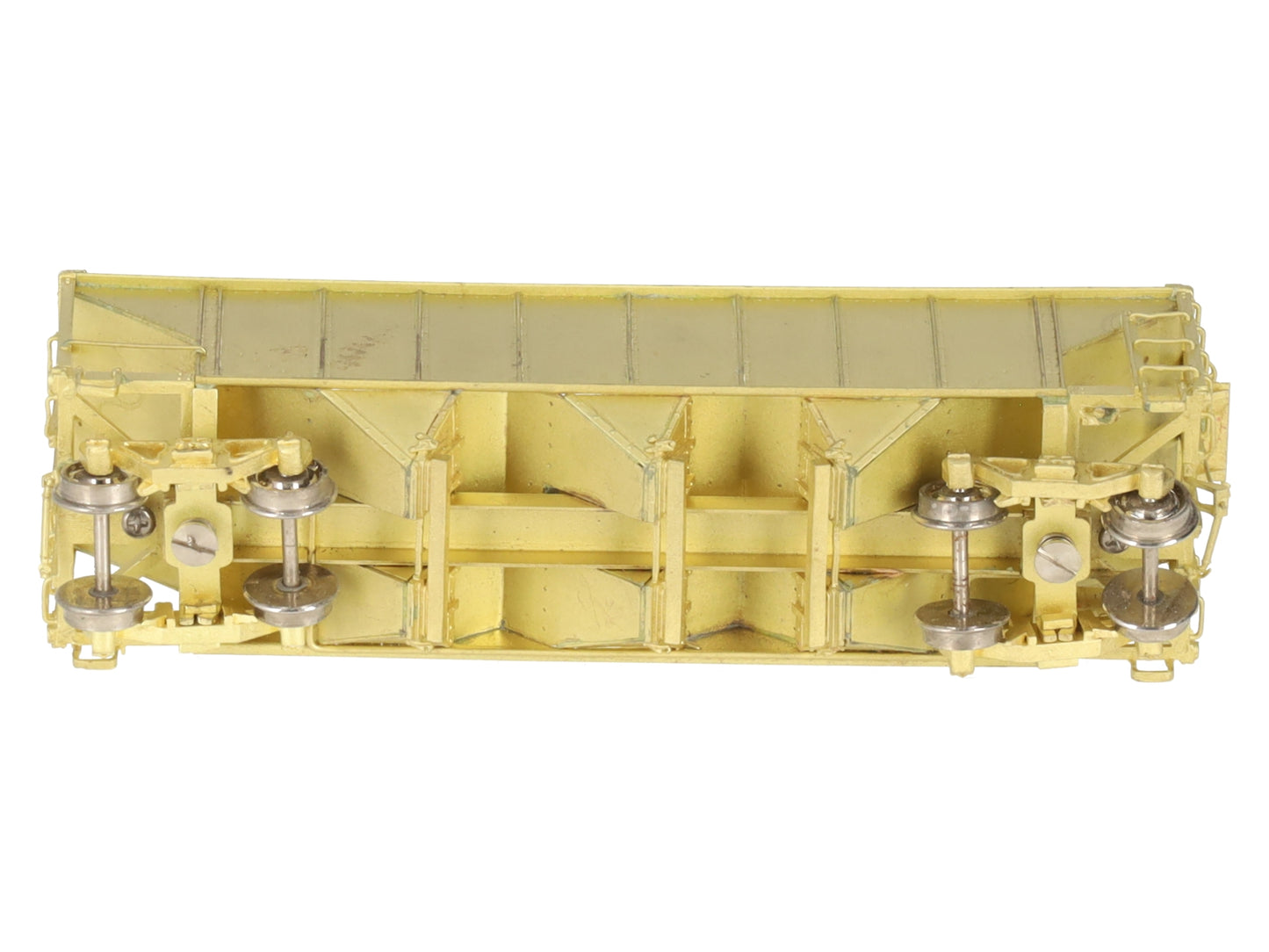 Hallmark Models HOn3 BRASS Undecorated Rolling Stock 3-Bay Hopper EX/Box