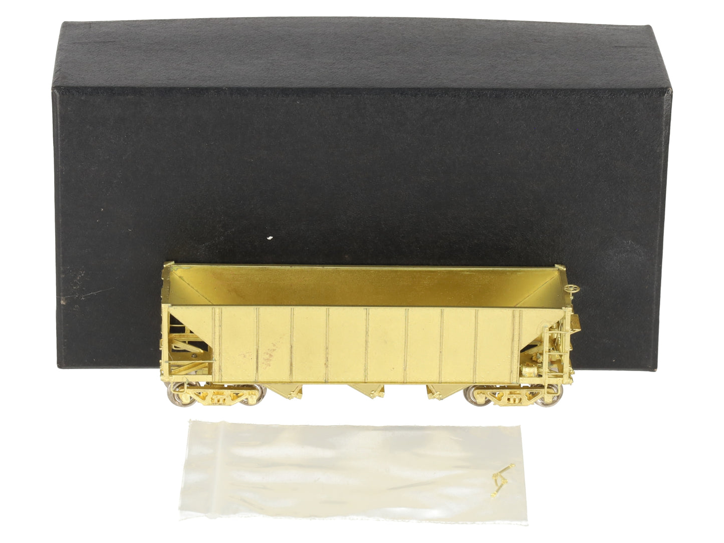 Hallmark Models HOn3 BRASS Undecorated Rolling Stock 3-Bay Hopper EX/Box